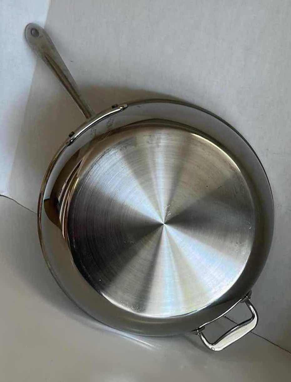 Photo 1 of ALL CLAD STAINLESS STEEL SKILLET FRYING PAN 12” X 3”