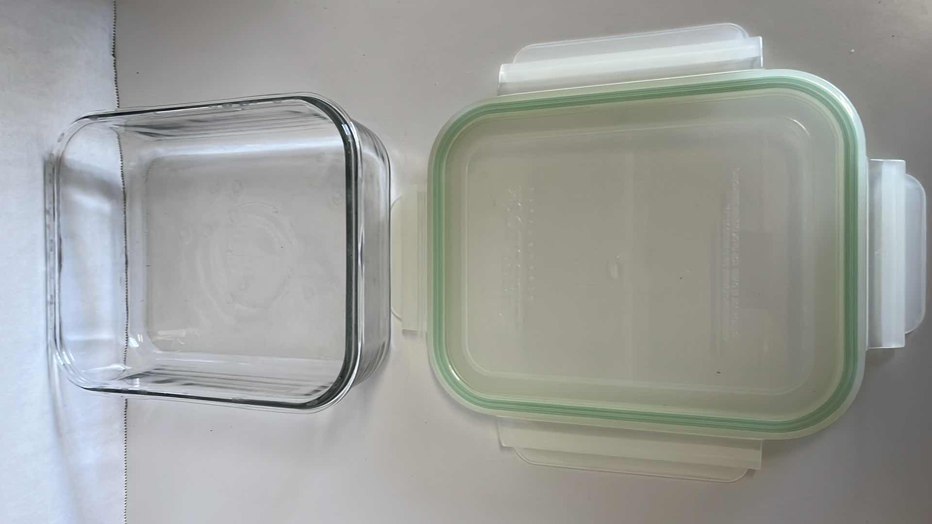Photo 1 of GLASS LOCK FOOD STORAGE CONTAINER 7.5” X 9.25” H3”