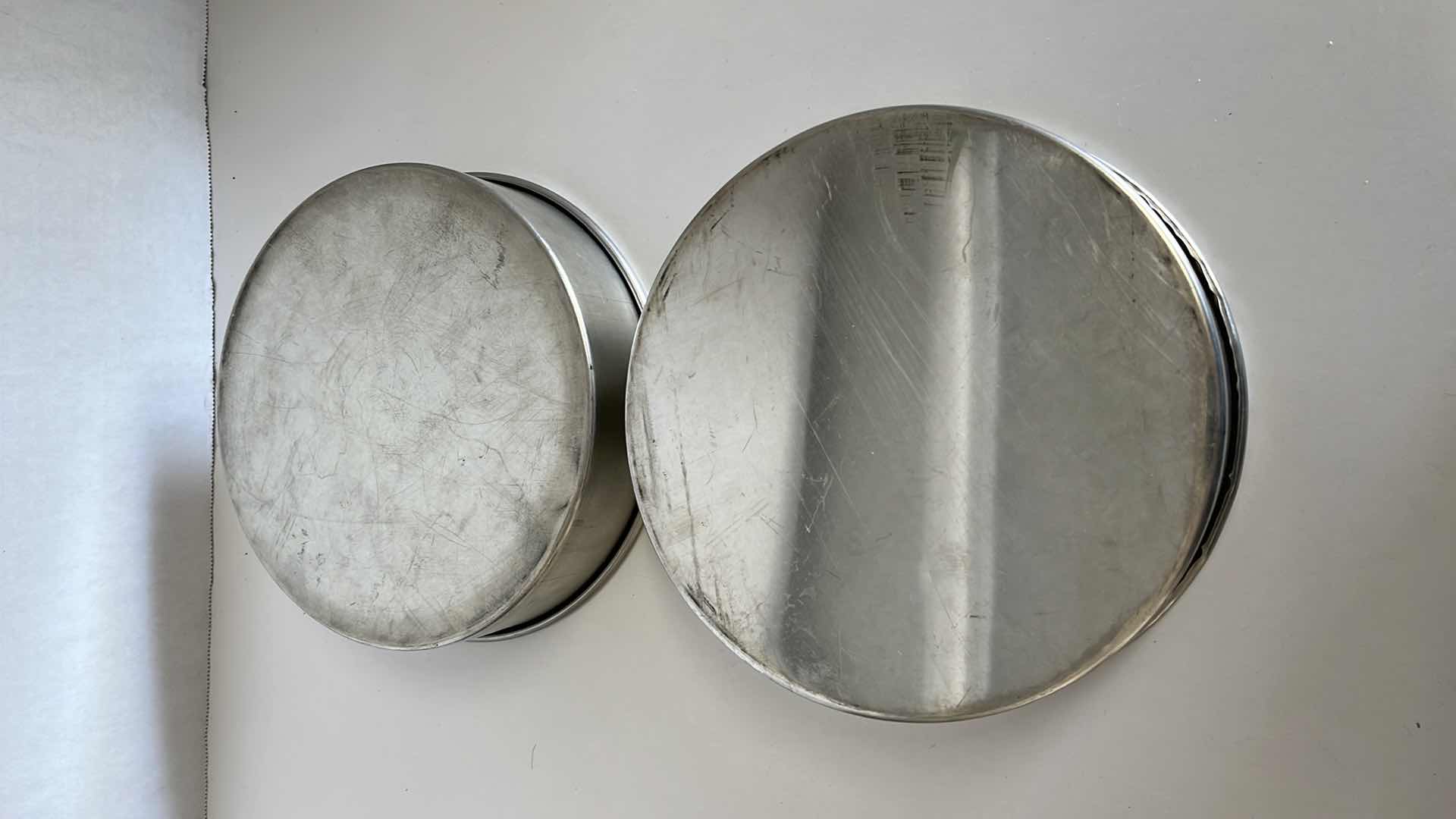 Photo 1 of CHICAGO METALLIC VILLAGE BAKER COMMERCIAL WEIGHT BAKING PANS (2) 8” X 2”