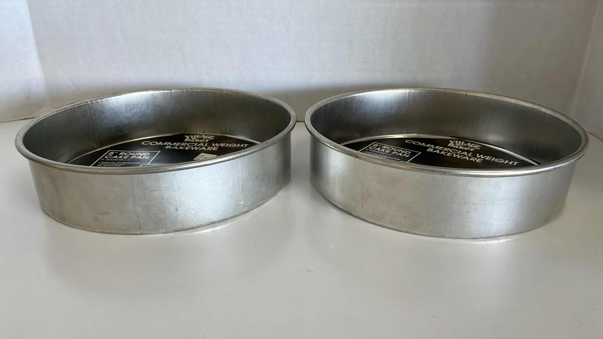 Photo 1 of CHICAGO METALLIC VILLAGE BAKER COMMERCIAL WEIGHT BAKING PANS (2) 8” X 2”