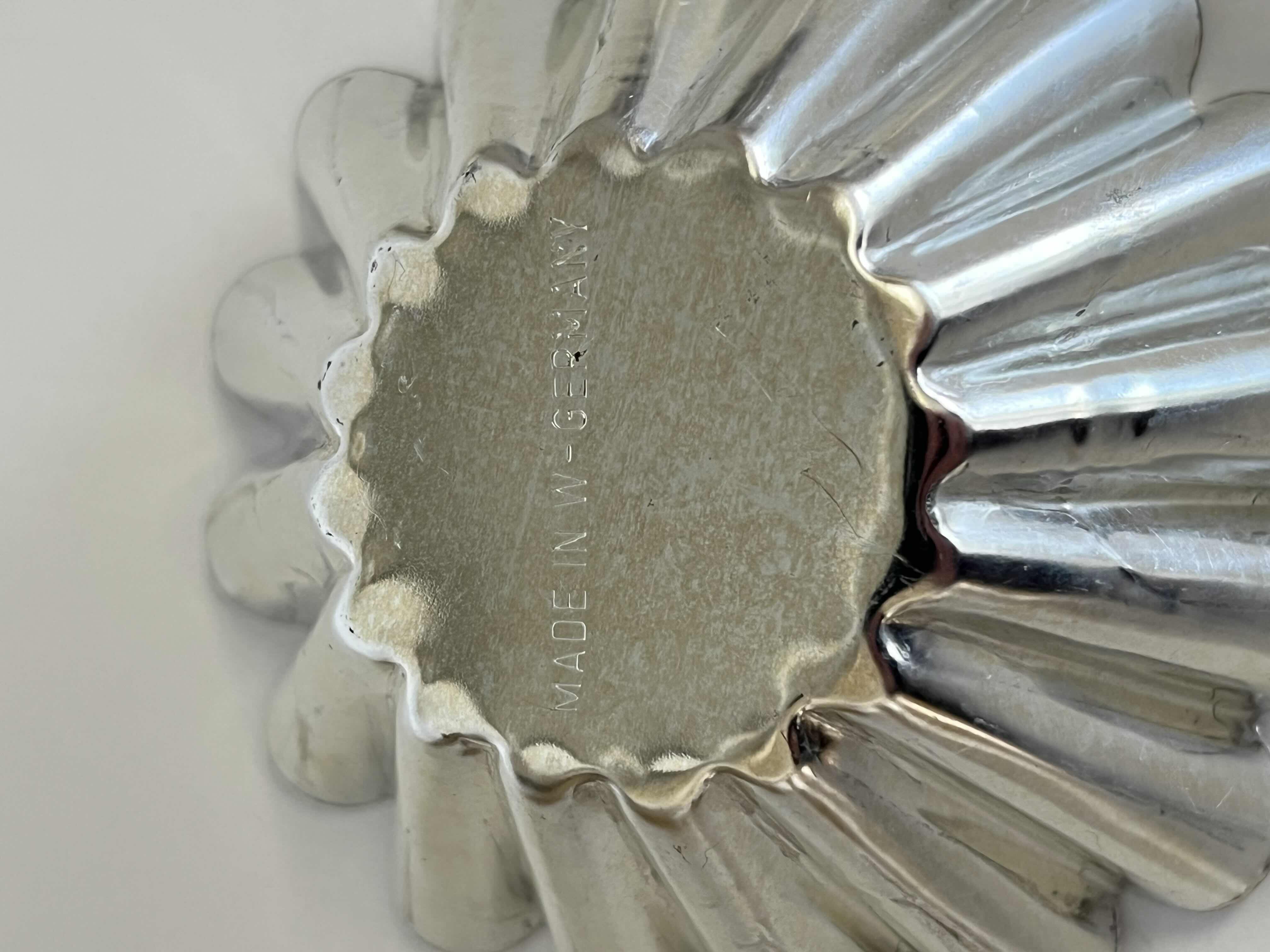 Photo 1 of GERMAN ALUMINUM JELLO MOLD MINI TART BAKING TINS (12) 4” X 1.5”