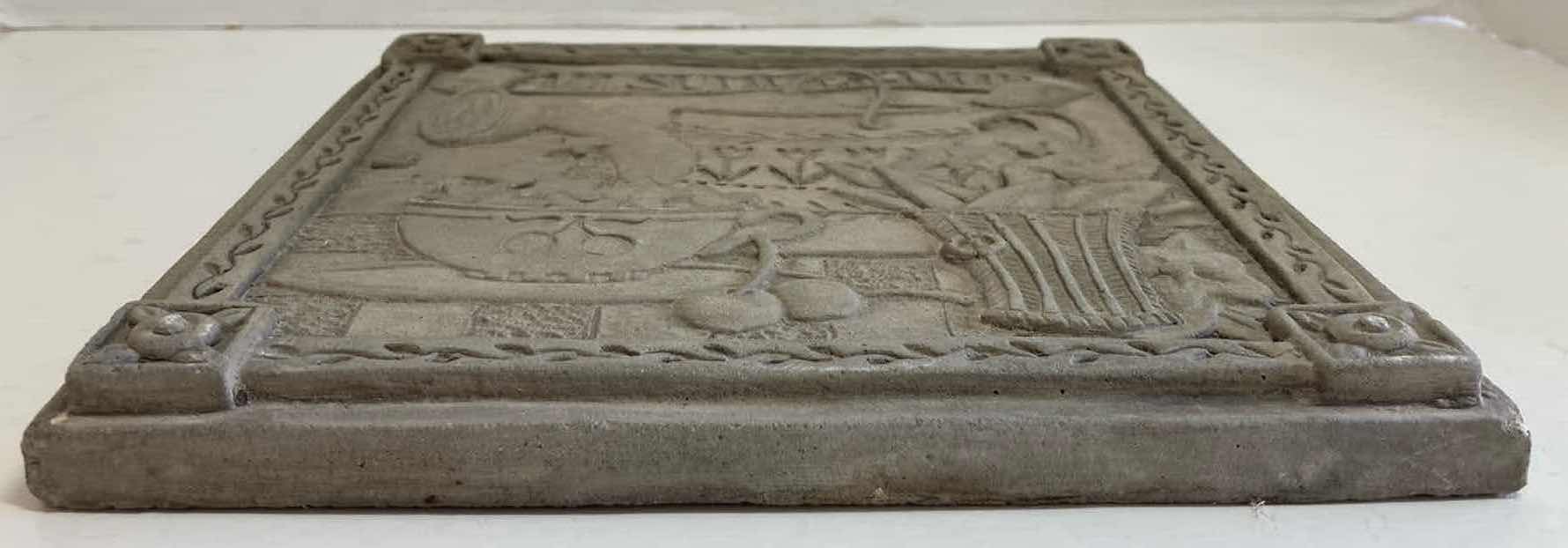 Photo 2 of AH, SUMMERTIME DECORATIVE HANGING CEMENT TILE 9.5”