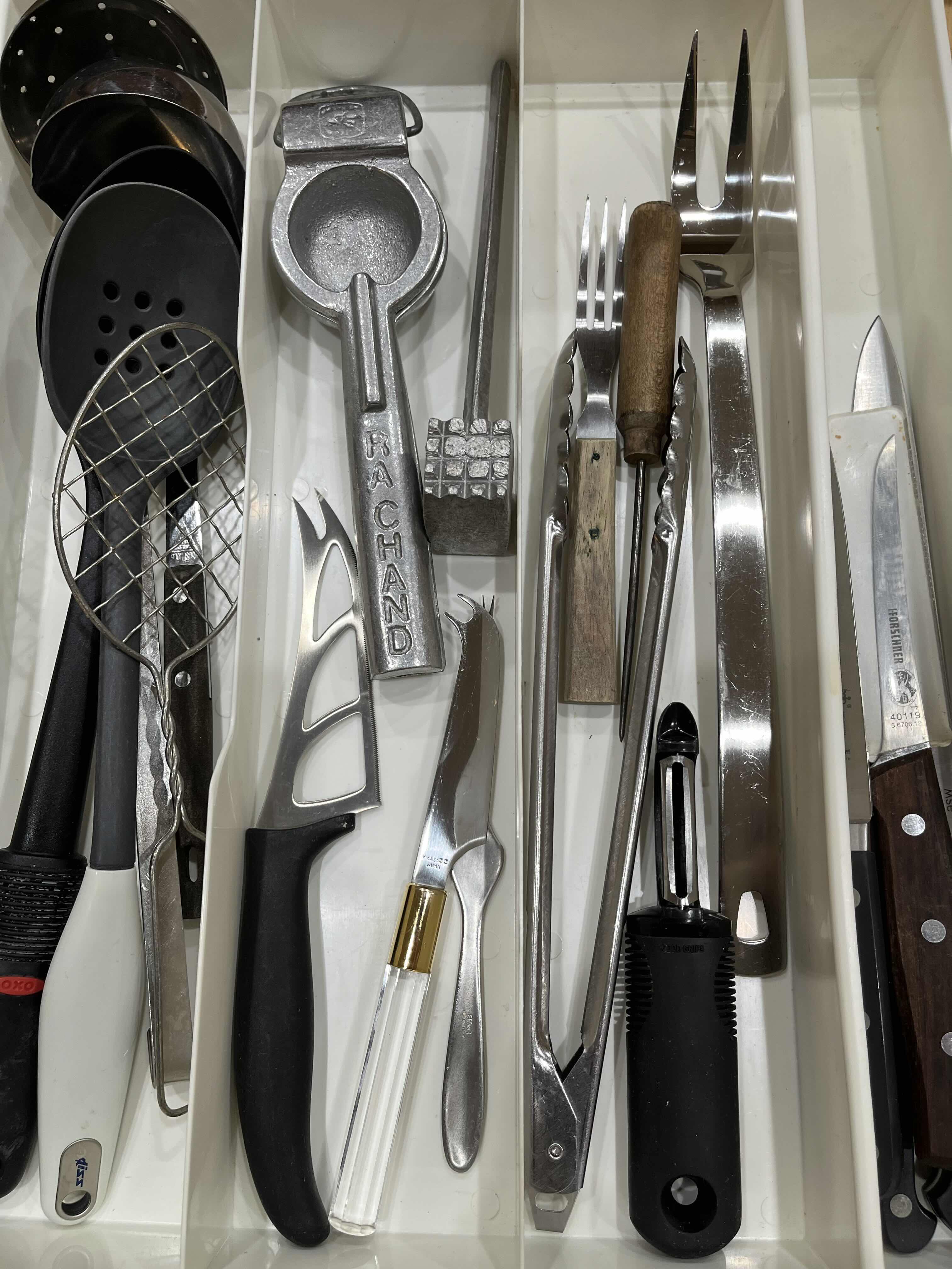 Photo 1 of CONTENTS OF DRAWER-KITCHEN CUTLERY, COOKING & SERVING UTENSILS -VARIOUS PURPOSES