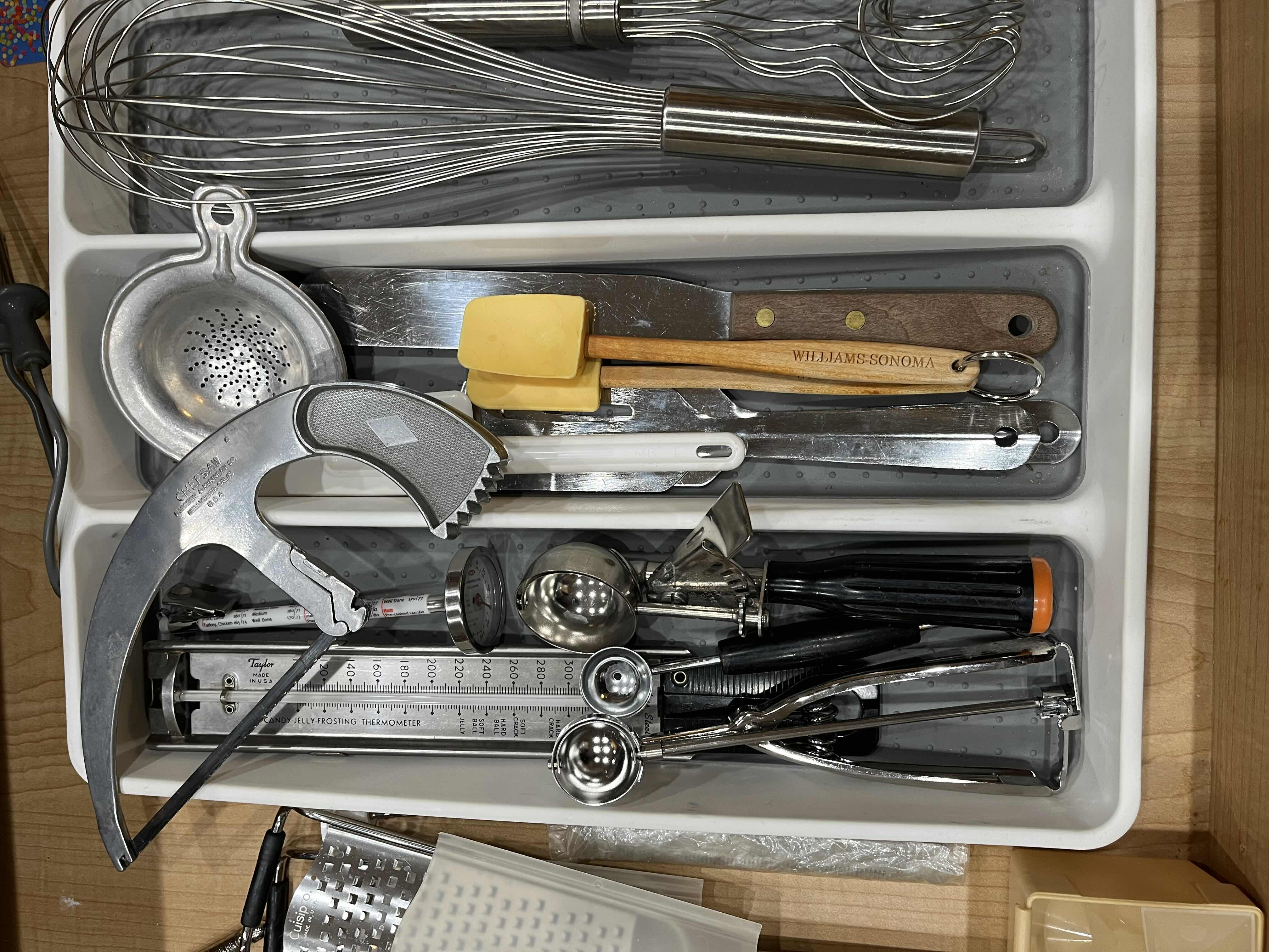 Photo 1 of CONTENTS OF DRAWER-KITCHEN CUTLERY, COOKING & BAKING UTENSILS -VARIOUS PURPOSES