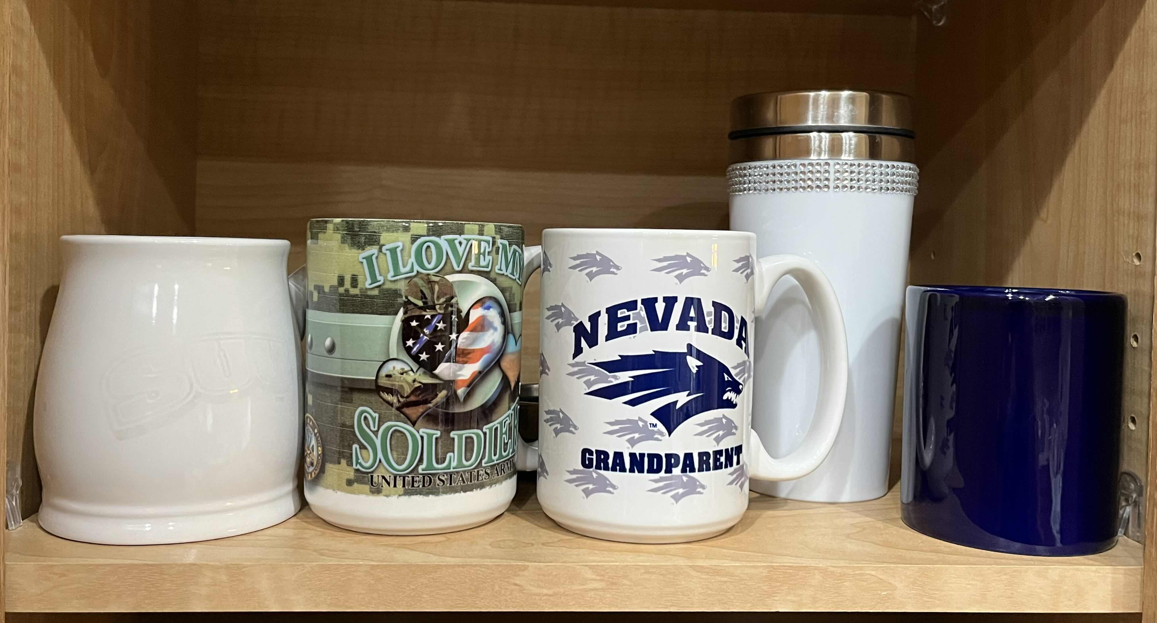 Photo 1 of CONTENTS OF CABINET-COFFEE & TEA MUGS (9)