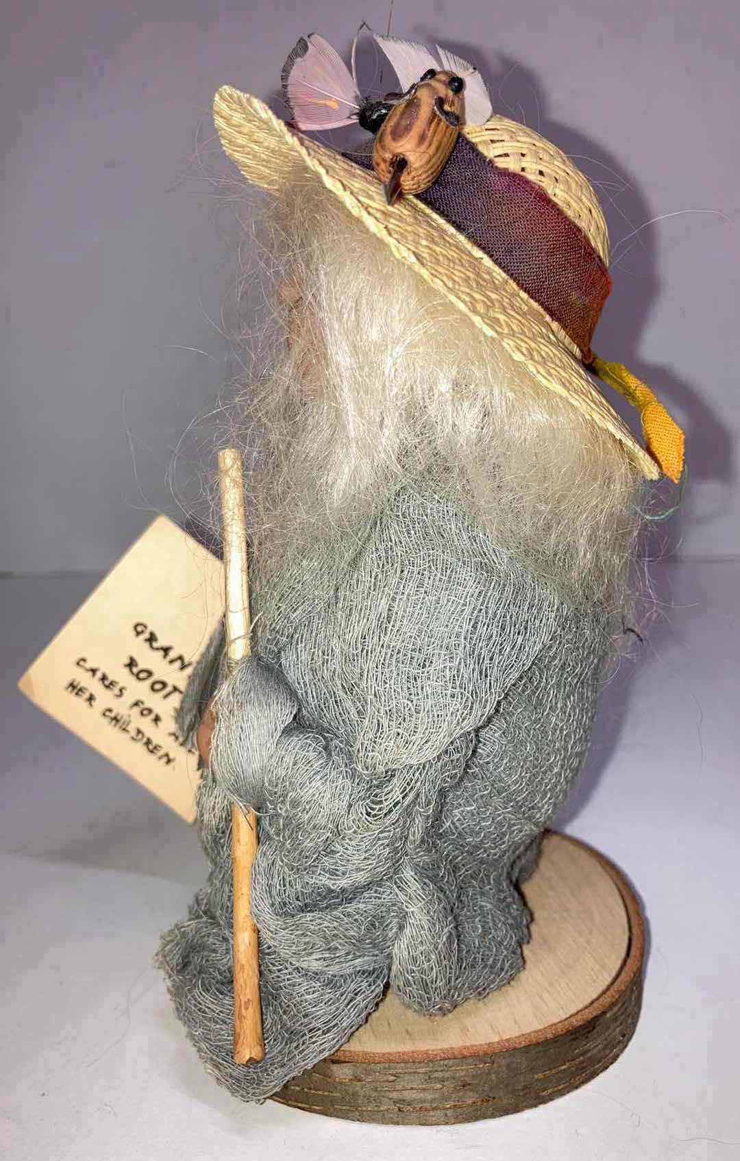 Photo 2 of JACKIE AUSTIN DEVA DOLL-HOUSE GUEST 1990  “GRANNY ROOTS” DOLL FIGURINE H6.75”