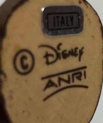 Photo 1 of DISNEY ANRI ITALIAN HAND CARVED WOODEN GOOFY H1.8”