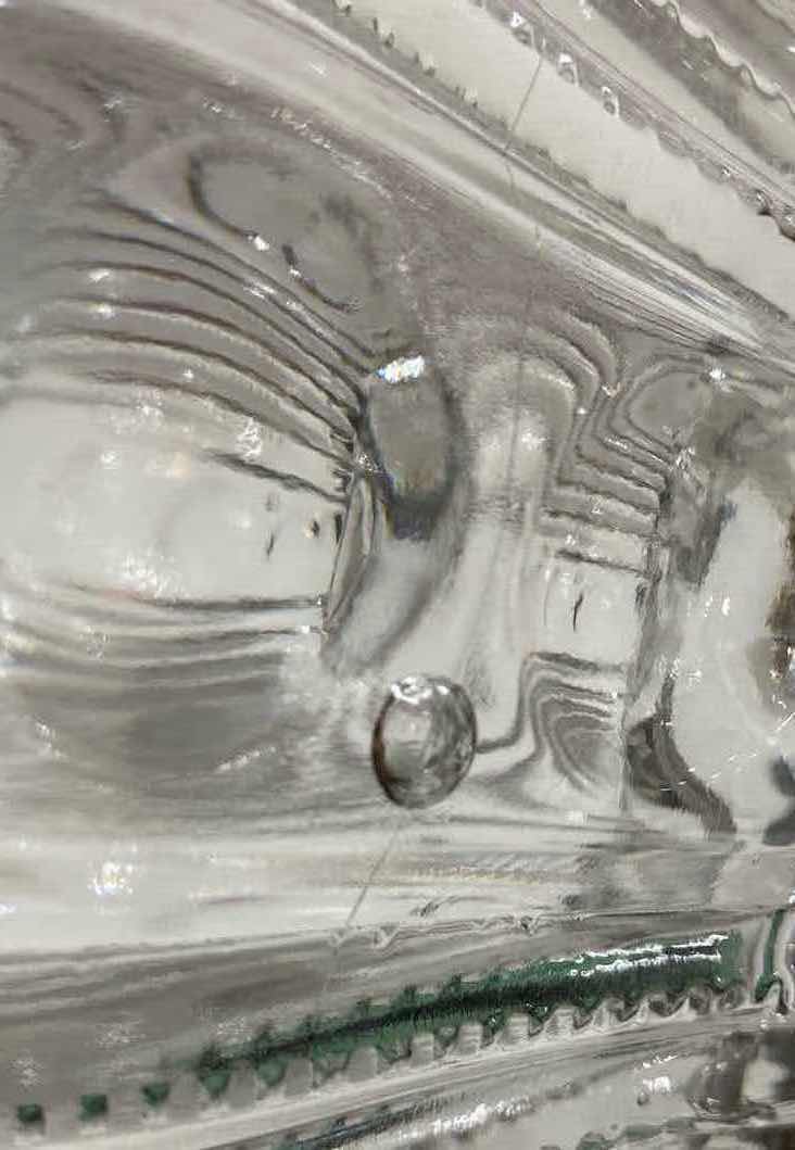 Photo 4 of GLASS JAR W STERLING SILVER PIPE/CUGAR LID 5.75” X H8”