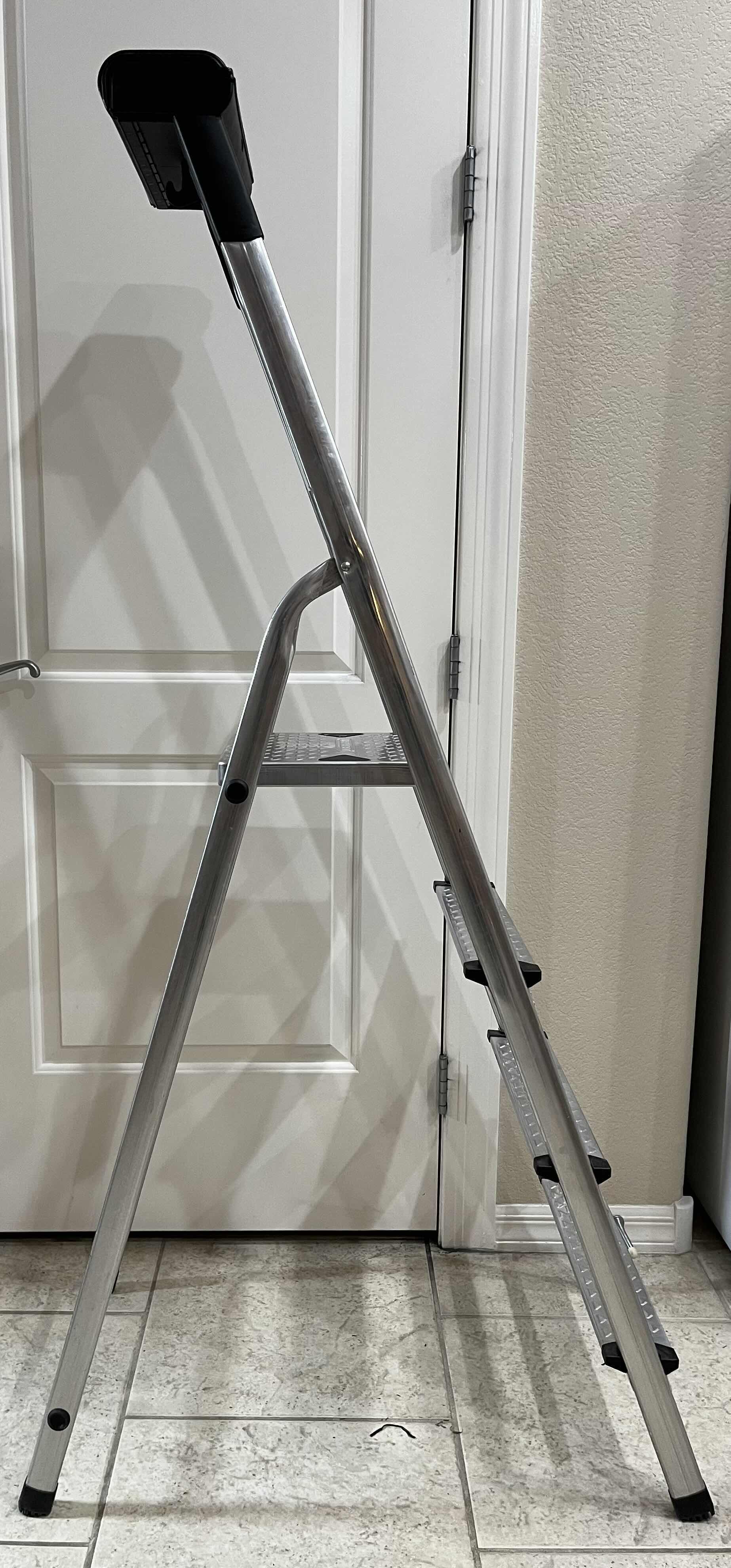 Photo 2 of LEIFHEIT STEP LADDER W TOOL BOX 17” X 61.5”