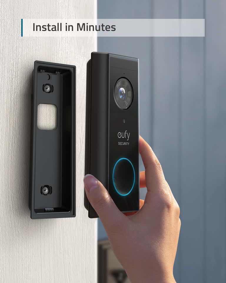 Photo 1 of NEW ANKER EUFY SECURITY BATTERY VIDEO DOORBELL W 2K HD RESOLUTION (MODEL S220)