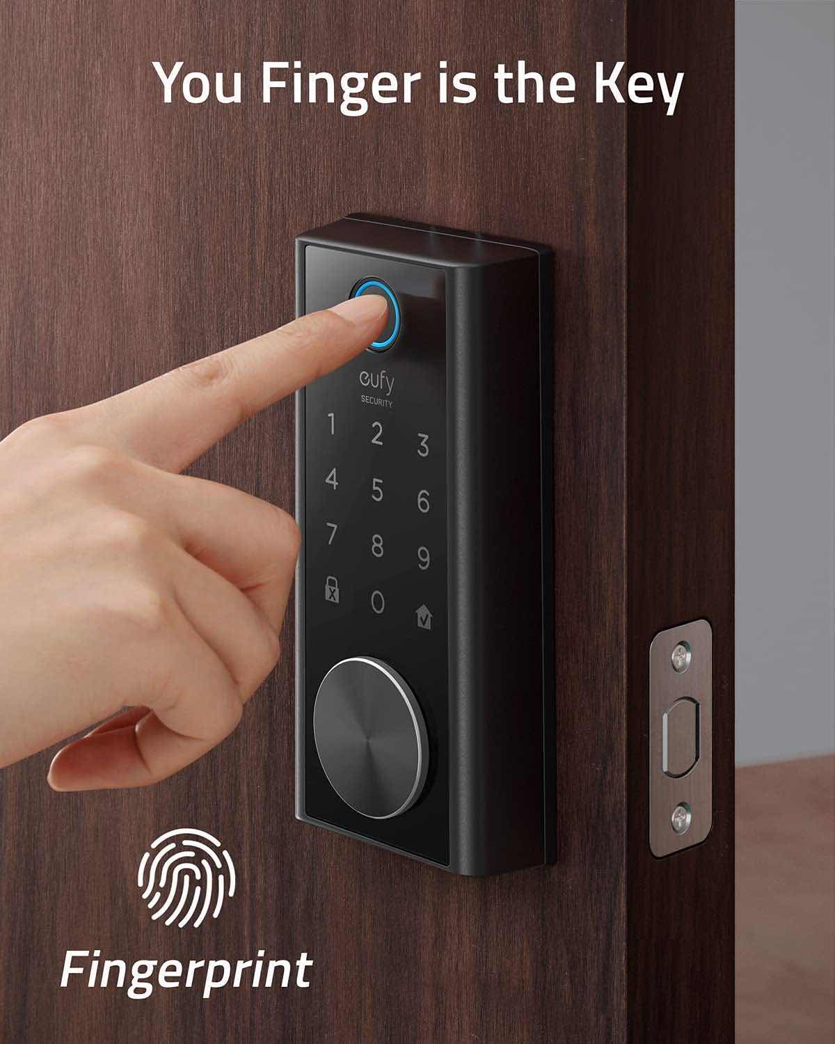 Photo 6 of NEW ANKER EUFY SECURITY FINGERPRINT IDENTIFICATION SMART LOCK W BUILT-IN WI-FI (MODEL T8520111)