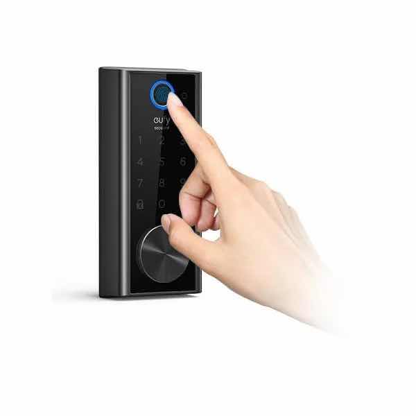 Photo 1 of NEW ANKER EUFY SECURITY FINGERPRINT IDENTIFICATION SMART LOCK W BUILT-IN WI-FI (MODEL T8520111)