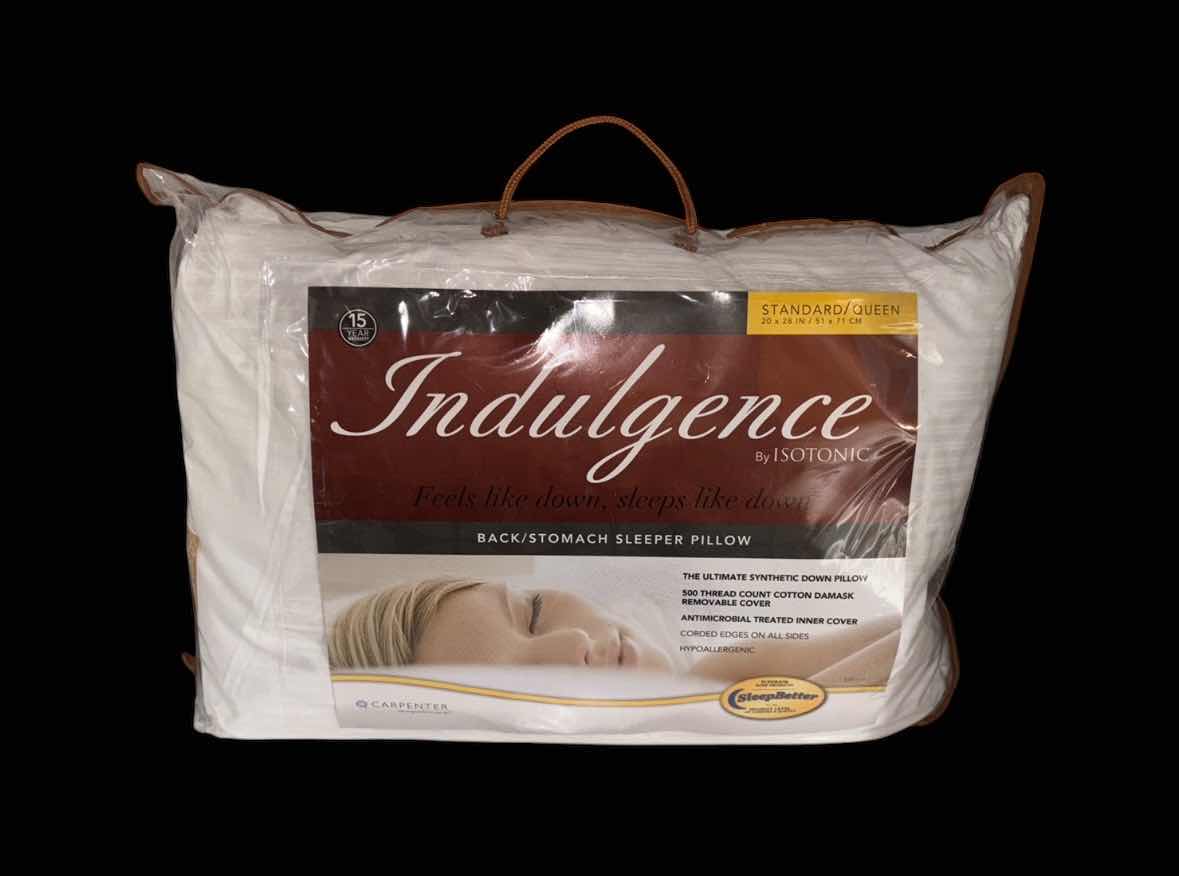 Photo 1 of NEW ISOTONIC INDULGENCE BACK/STOMACH STANDARD/QUEEN SLEEPER PILLOW 28” X 20”