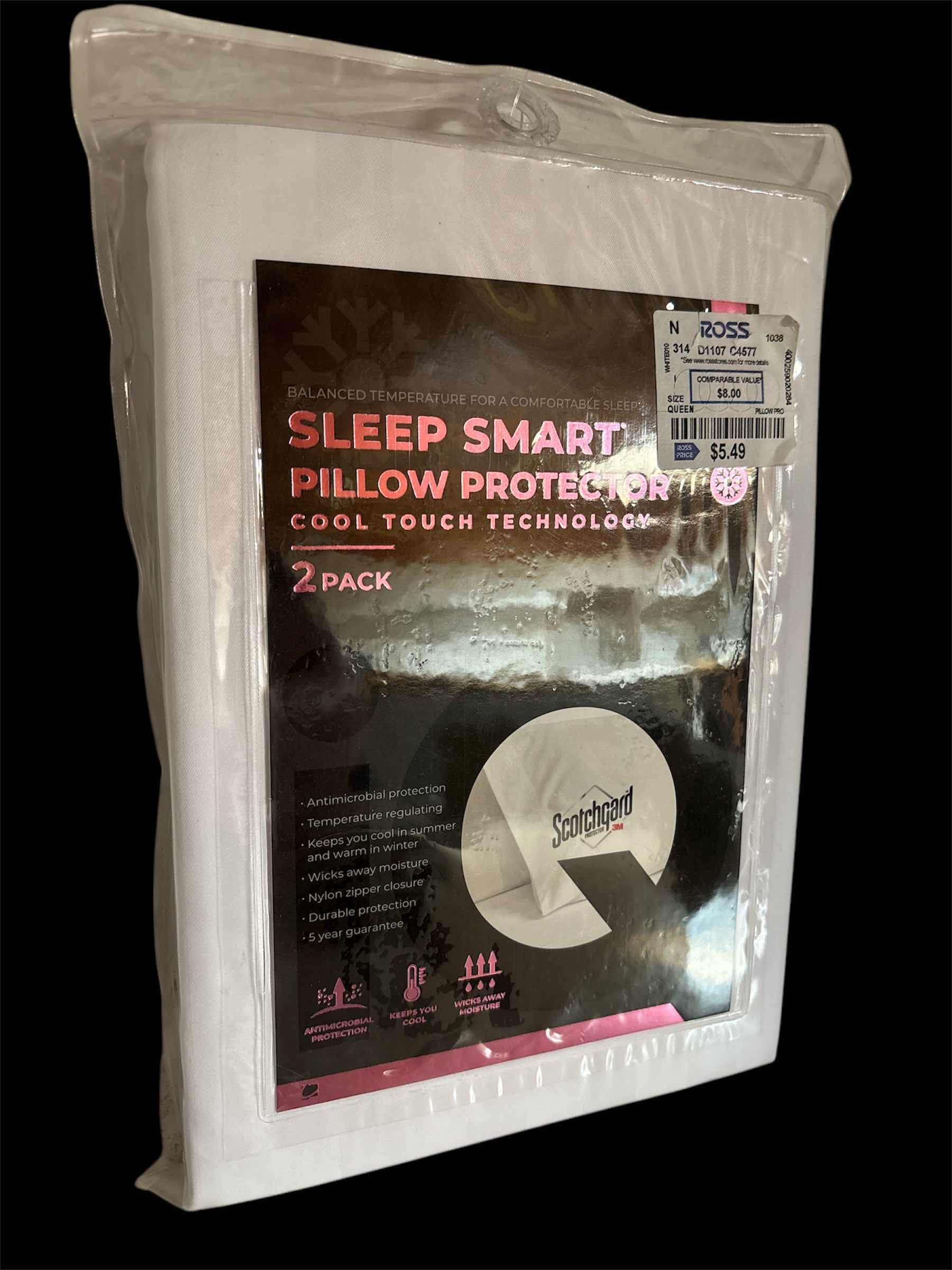 Photo 1 of NEW SERTA SERTAREST SMART COMFORT COOL 6 PC QUEEN SHEET SET W 2 SETS OF 2-PACK STANDARD PILLOW CASES, WHITE