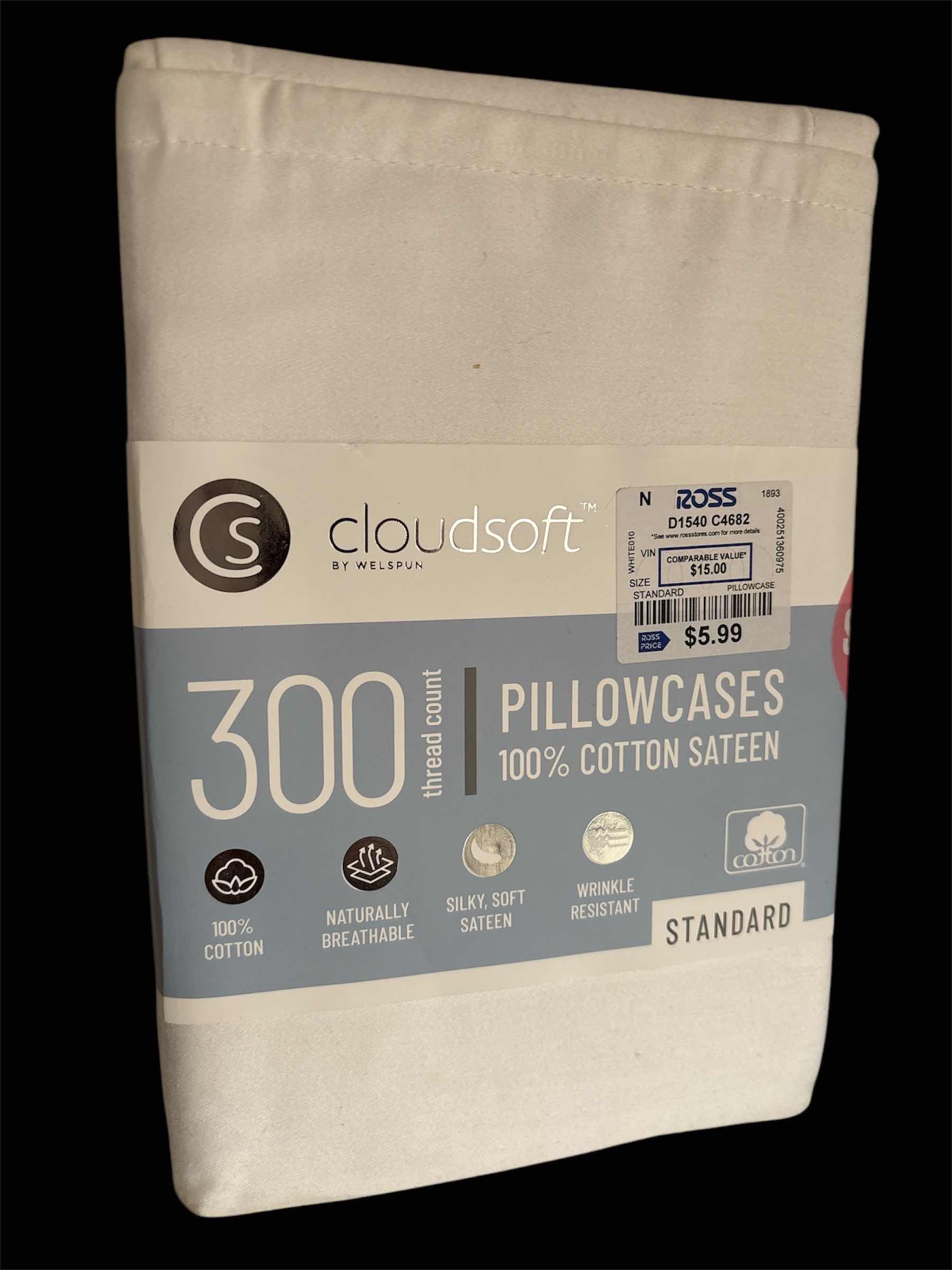 Photo 1 of NEW SERTA SERTAREST SMART COMFORT COOL 6 PC QUEEN SHEET SET W 2 SETS OF 2-PACK STANDARD PILLOW CASES, WHITE