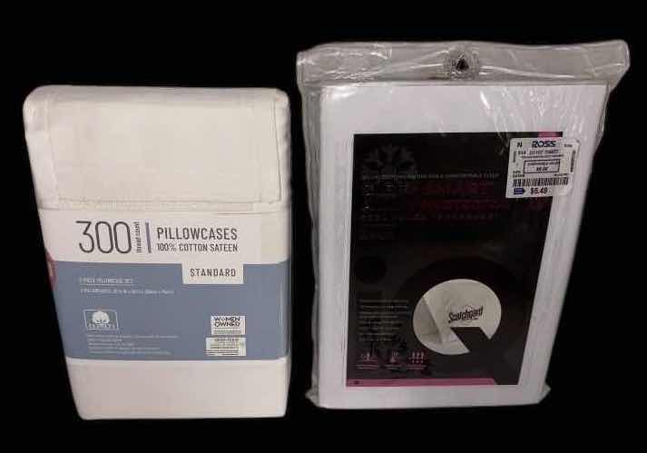 Photo 1 of NEW SERTA SERTAREST SMART COMFORT COOL 6 PC QUEEN SHEET SET W 2 SETS OF 2-PACK STANDARD PILLOW CASES, WHITE