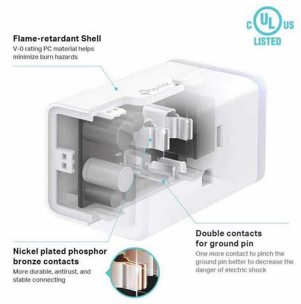 Photo 5 of 2-PACK KASA SMART PLUG BY TP-LINK, SMART HOME WI-FI OUTLET WORKS W ALEXA, ECHO, GOOGLE HOME & IFTTT, NO HUB REQUIRED, REMOTE CONTROL, WHITE (HS103)