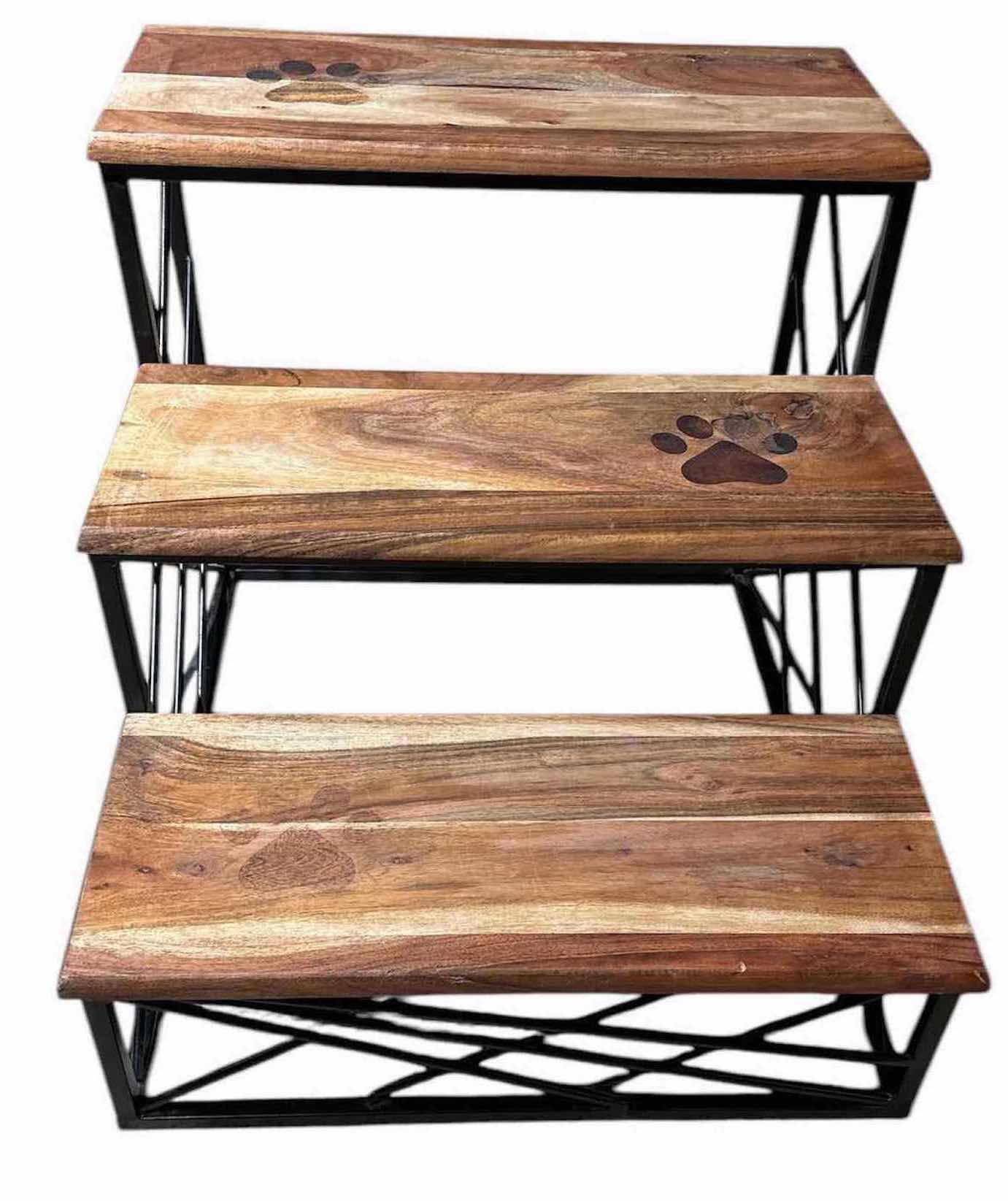 Photo 1 of METAL/WOOD 3-STEP PET STAIRS FOR COUCH OR BED 20.5” X 17” H16”