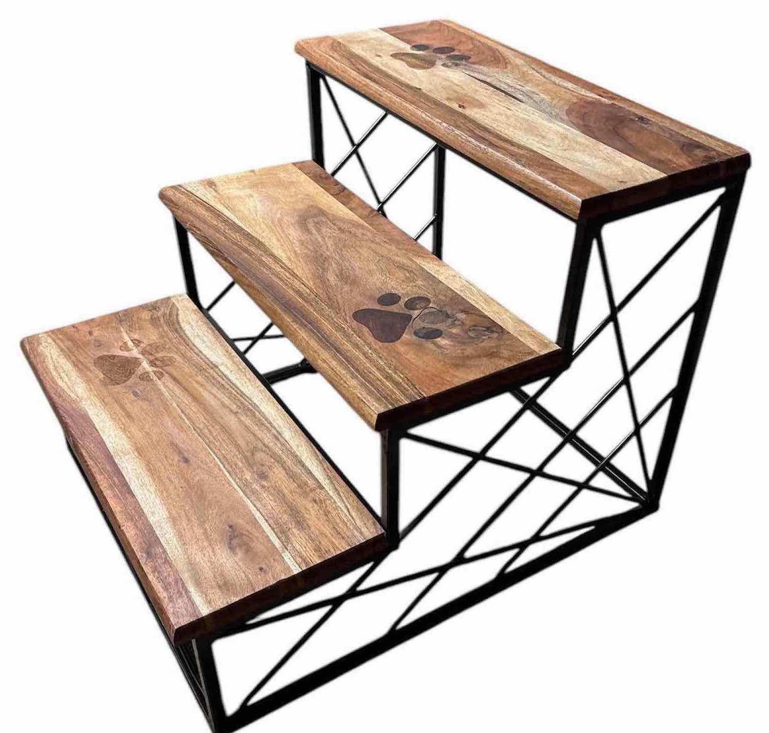 Photo 1 of METAL/WOOD 3-STEP PET STAIRS FOR COUCH OR BED 20.5” X 17” H16”