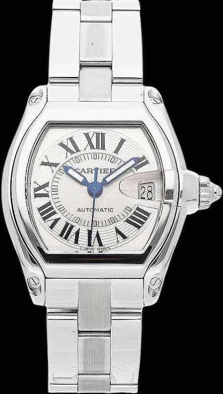 Photo 2 of CARTIER ROADSTER STAINLESS STEEL MENS WATCH (W62000V3)