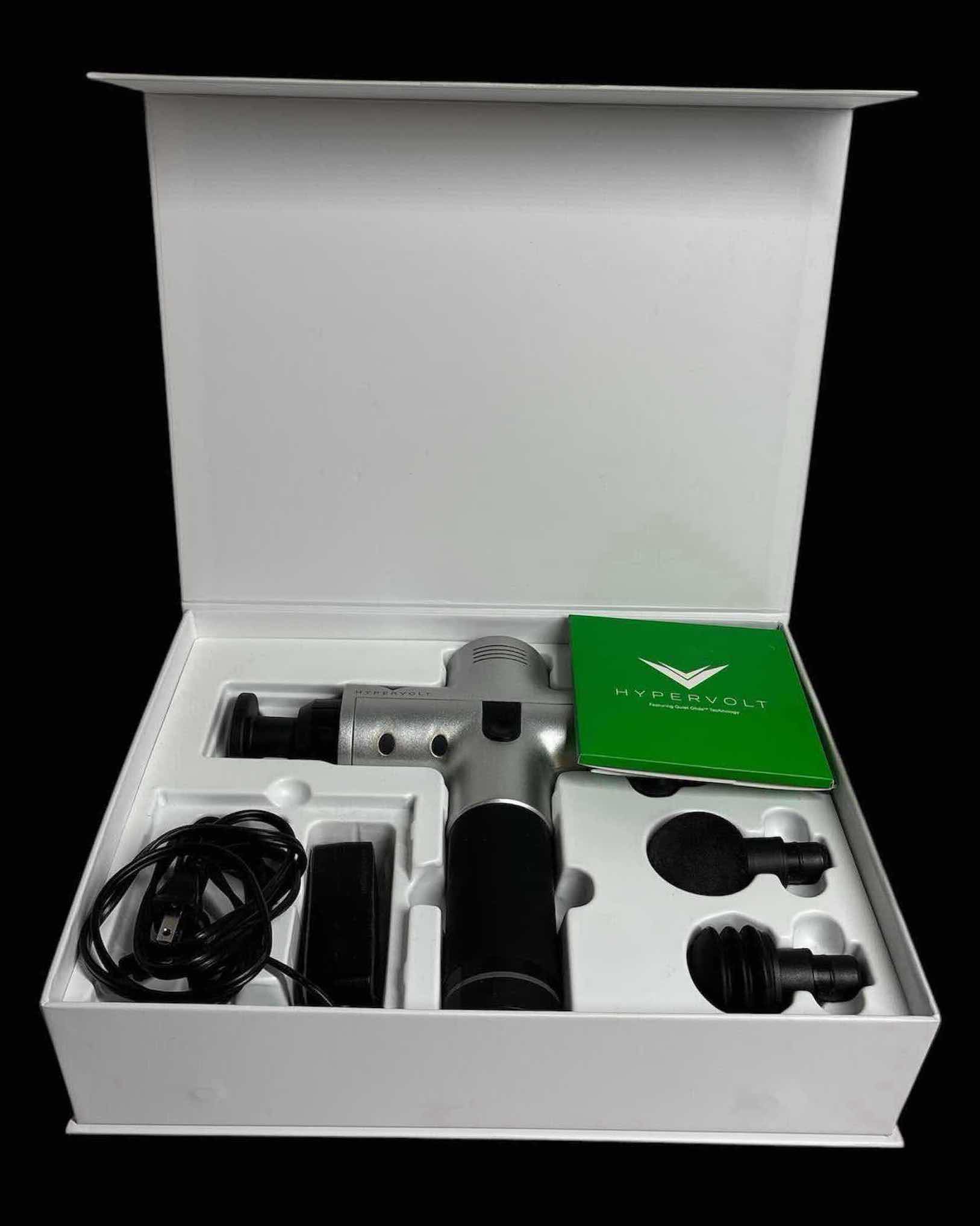 Photo 1 of HYPERVOLT PERCUSSION MASSAGE DEVICE FEATURING QUIET HLIDE TECHNOLOGY, CORDLESS/RECHARGEABLE (53000 001-00)
