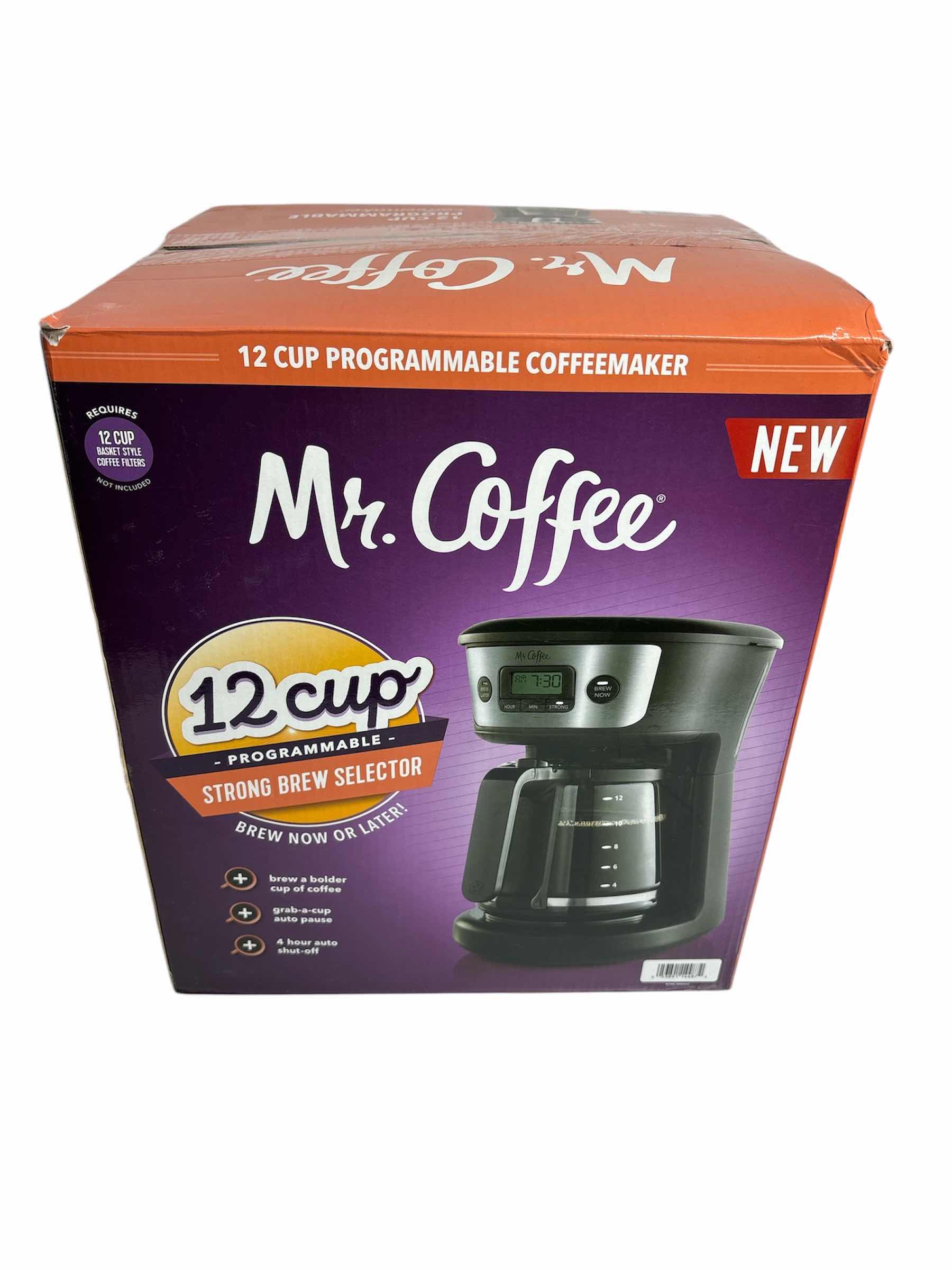 Photo 1 of NEW MR. COFFEE 12 CUP PROGRAMMABLE STRONG BREW SELECTOR COFFEE POT (BVMC-MMX23)
