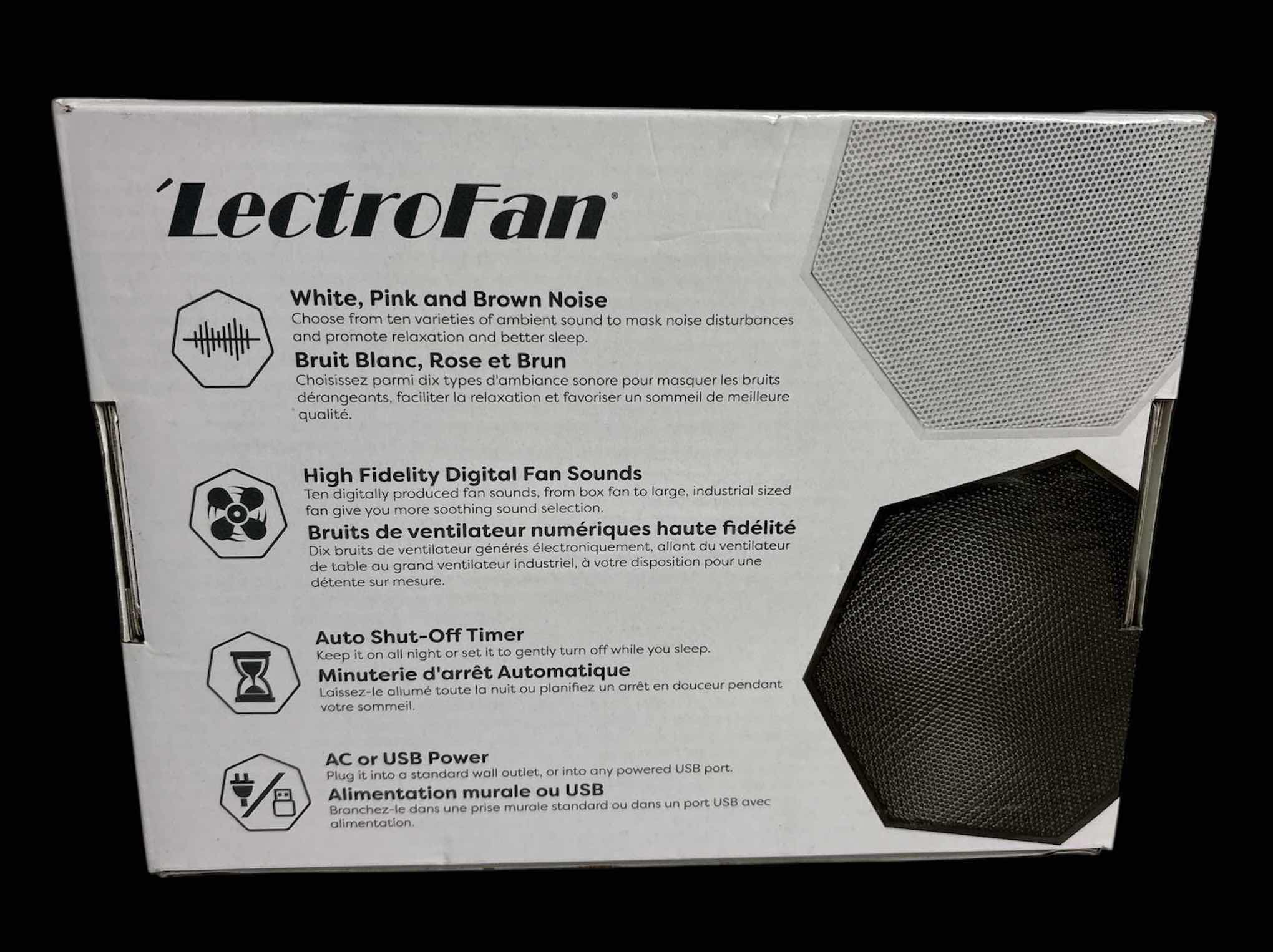 Photo 10 of ADAPTIVE SOUND TECHNOLOGIES LECTROFAN CLASSIC WHITE NOISE MACHINE, 29 NON-LOOPING FAN & WHITE NOISE VARIATIONS, WHITE