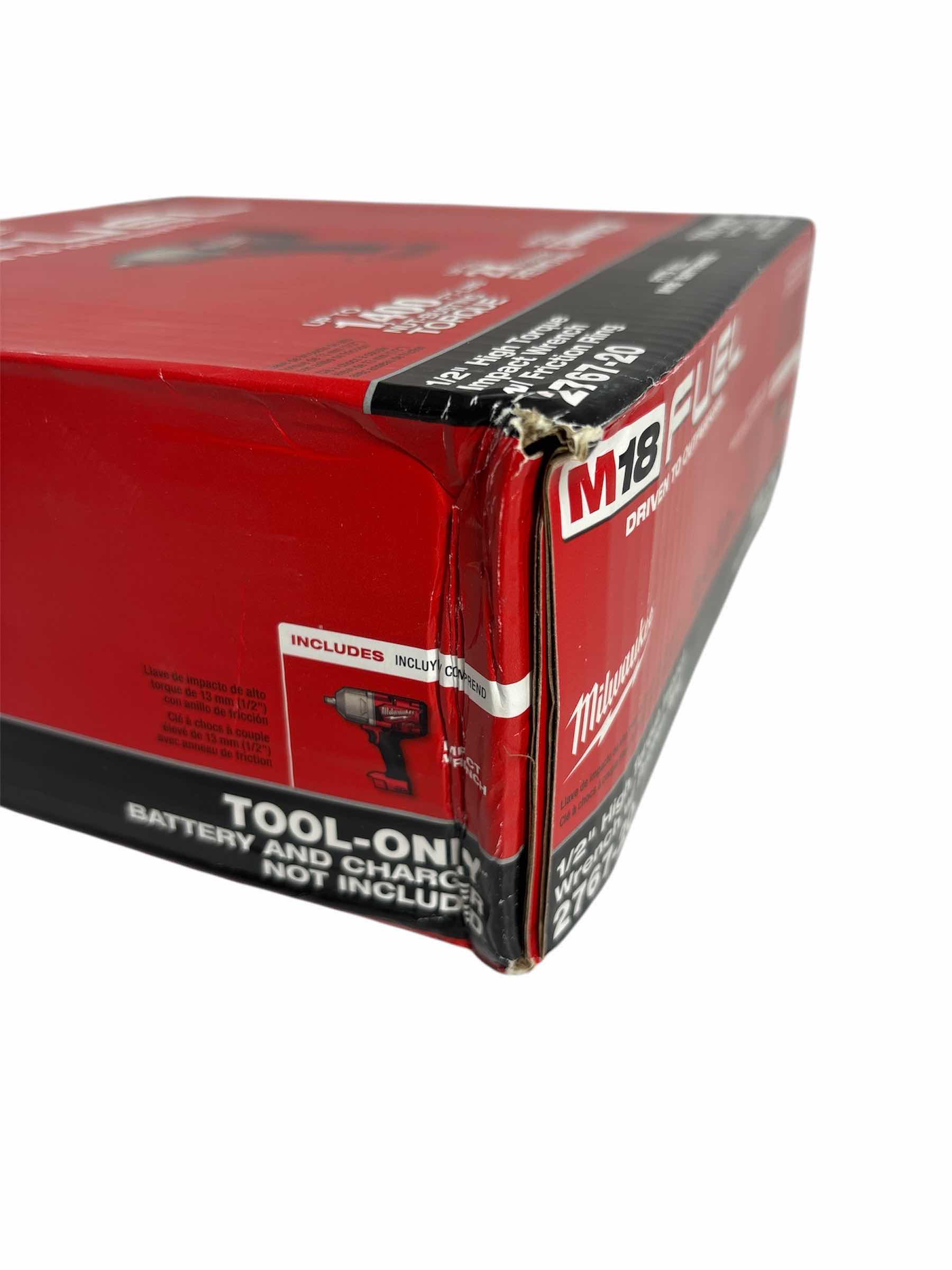 Photo 6 of NEW MILWAUKEE M18 FUEL 1/3” HIGH TORQUE IMPACT WRENCH W/FRICTION RING (2767-20)