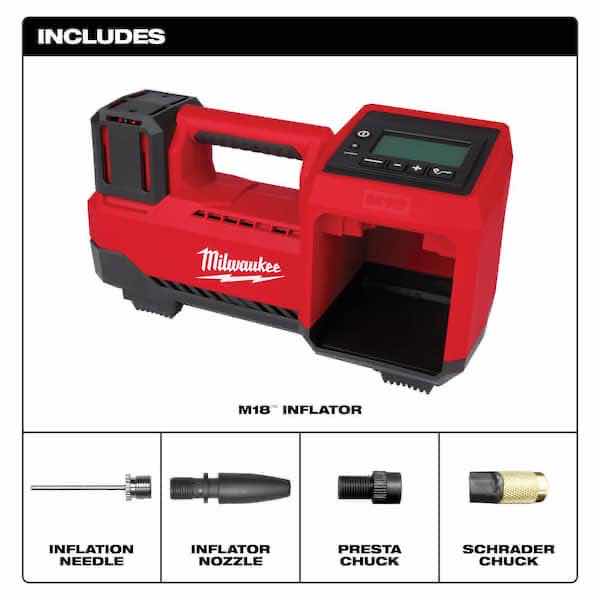 Photo 4 of NEW MILWAUKEE M18 LITHIUM-ION CORDLESS ELECTRIC PORTABLE INFLATOR, TOOL ONLY (2848-20)