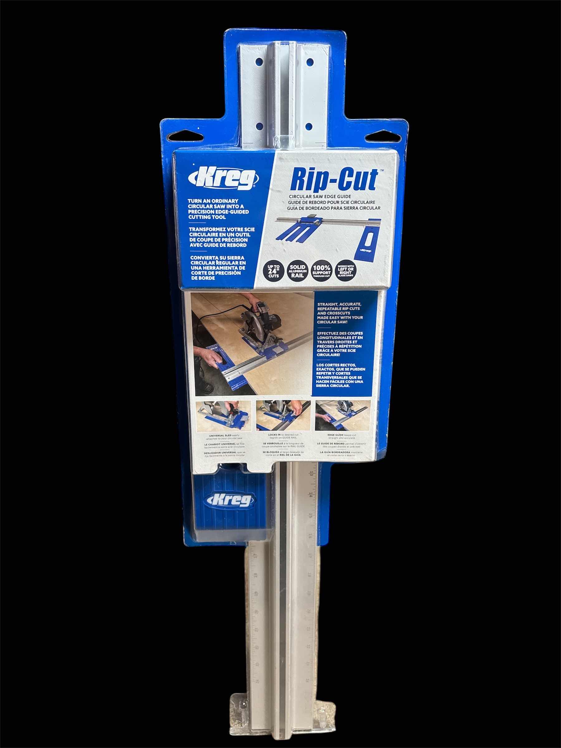 Photo 1 of NEW KREG 24” RIP-CUT ALUMINUM CIRCULAR SAW GUIDE (KMA2685)