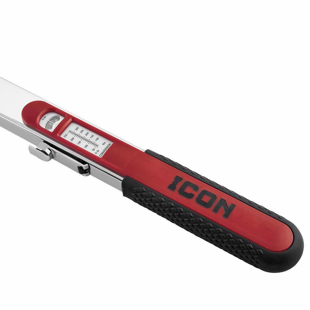 Photo 1 of NEW ICON 1/2” DRIVE 40-250 FT LBS PROFESSIONAL SPLIT BEAM TORQUE WRENCH (TW3-250)
