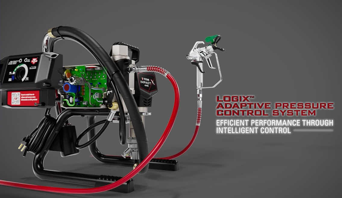 Photo 6 of NEW TITAN IMPACT X 440 ELECTRIC AIRLESS PAINT SPRAYER, 3300 PSI, ADAPTIVE PRESSURE CONTROL, SKID