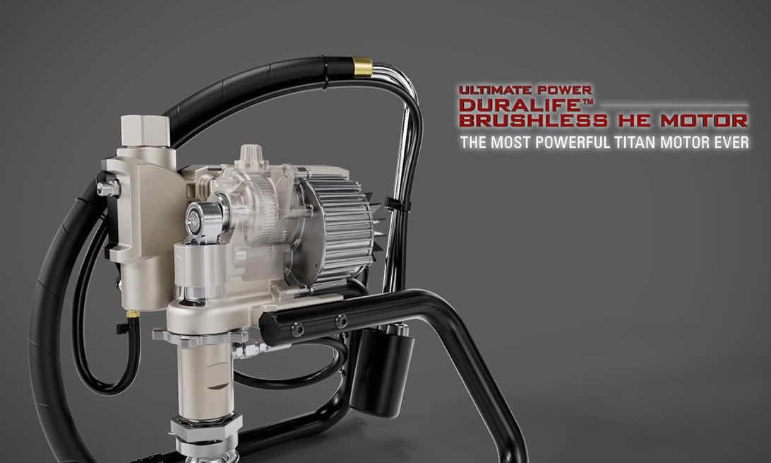 Photo 5 of NEW TITAN IMPACT X 440 ELECTRIC AIRLESS PAINT SPRAYER, 3300 PSI, ADAPTIVE PRESSURE CONTROL, SKID