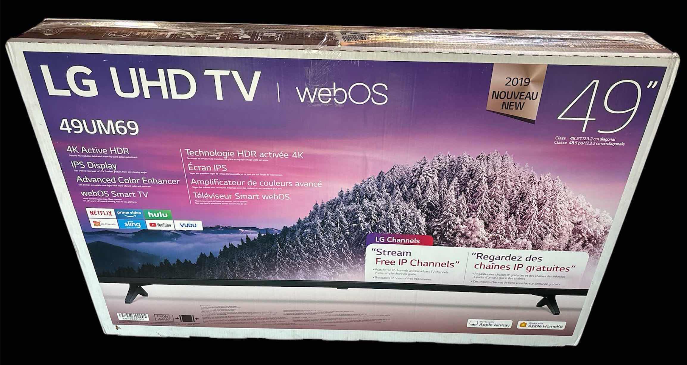 Photo 1 of LG 49” CLASS 4K SMART UHD TV (49UM6900PUA)