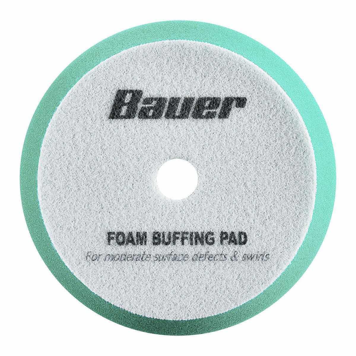 Photo 1 of NEW 2-PACK BAUER 6” HOOK & LOOP MEDIUM FOAM POLISHING PAD, 2ND STEP IN POLISHING SYSTEM (1914AG-B)
