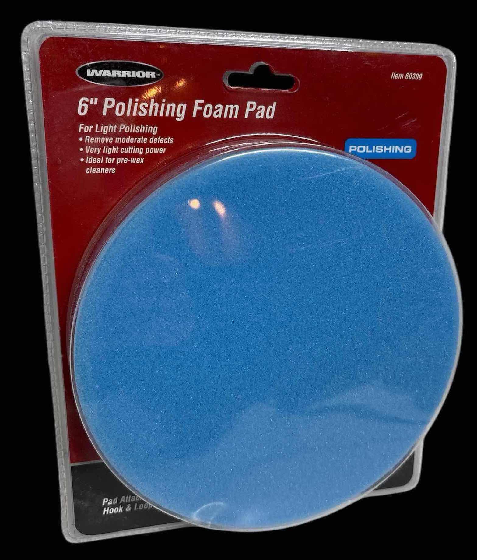Photo 1 of NEW HERCULES POLISHER/SANDER 6 PC ACCESSORY KIT (HD035A) & WARRIOR 6” POLISHING FOAM PAD (60309)