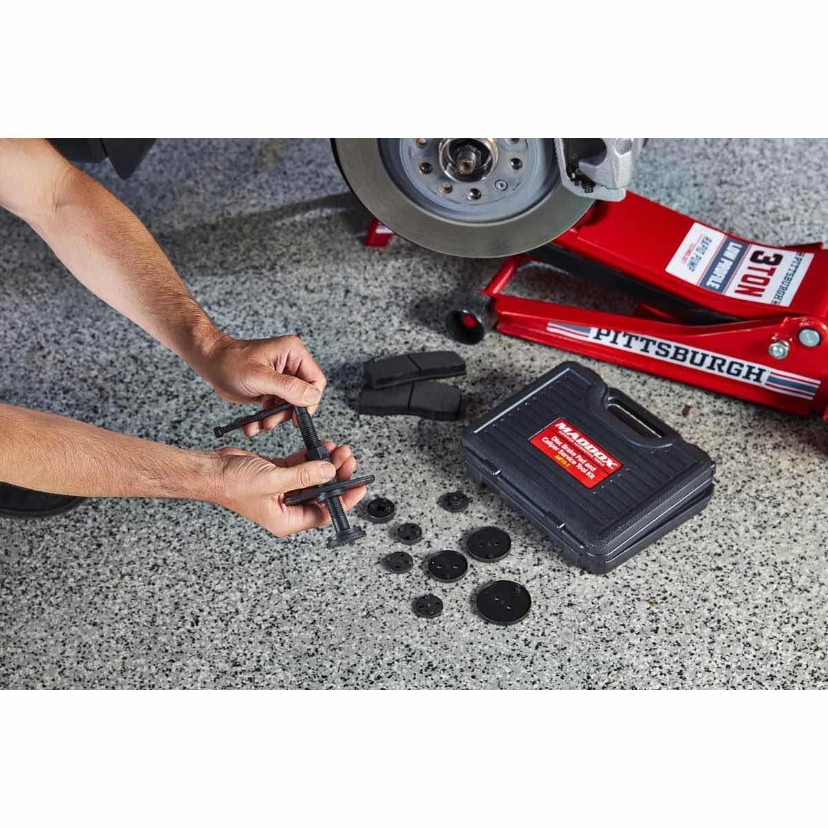 View 4 of NEW SUPERIOR AUTOMOTIVE TOOLS MADDOX 11 PC DISC BRAKE PAD & CALIPER SERVICE TOOL KIT (MF11-1)
