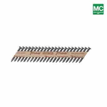 Photo 2 of NEW PASLODE POSITIVE PLACEMENT NAILS FOR METAL HARDWARE INSTALLATION, 30 DEGREE BRIGHT SMOOTH SHANK COLLATED JOIST HANGER NAILS (PART #650026 1.5” X .148 HEAT TREATED,APPROX QTY 3000)