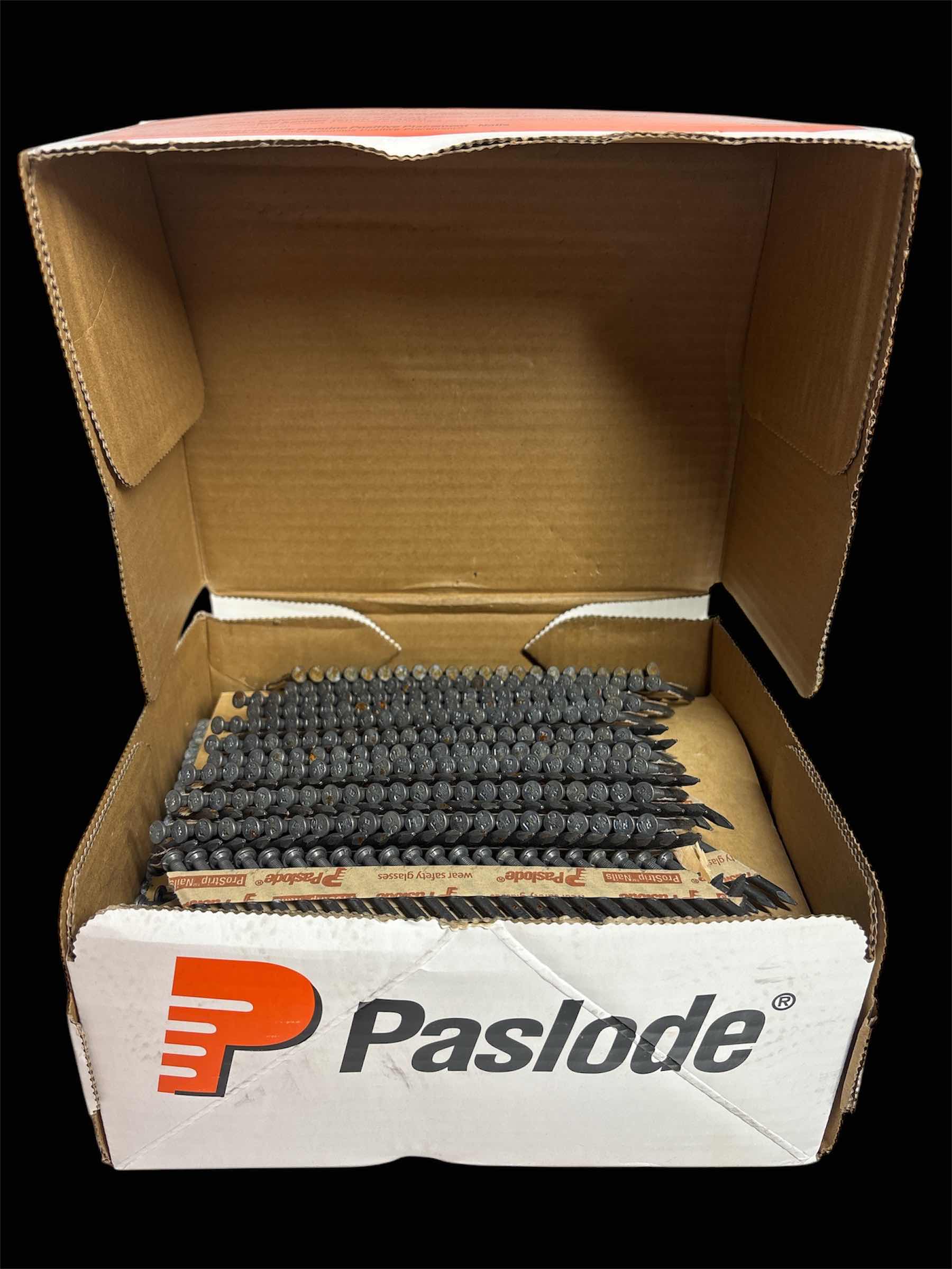 Photo 3 of NEW PASLODE POSITIVE PLACEMENT NAILS FOR METAL HARDWARE INSTALLATION, 30 DEGREE BRIGHT SMOOTH SHANK COLLATED JOIST HANGER NAILS (PART #650026 1.5” X .148 HEAT TREATED,APPROX QTY 3000)