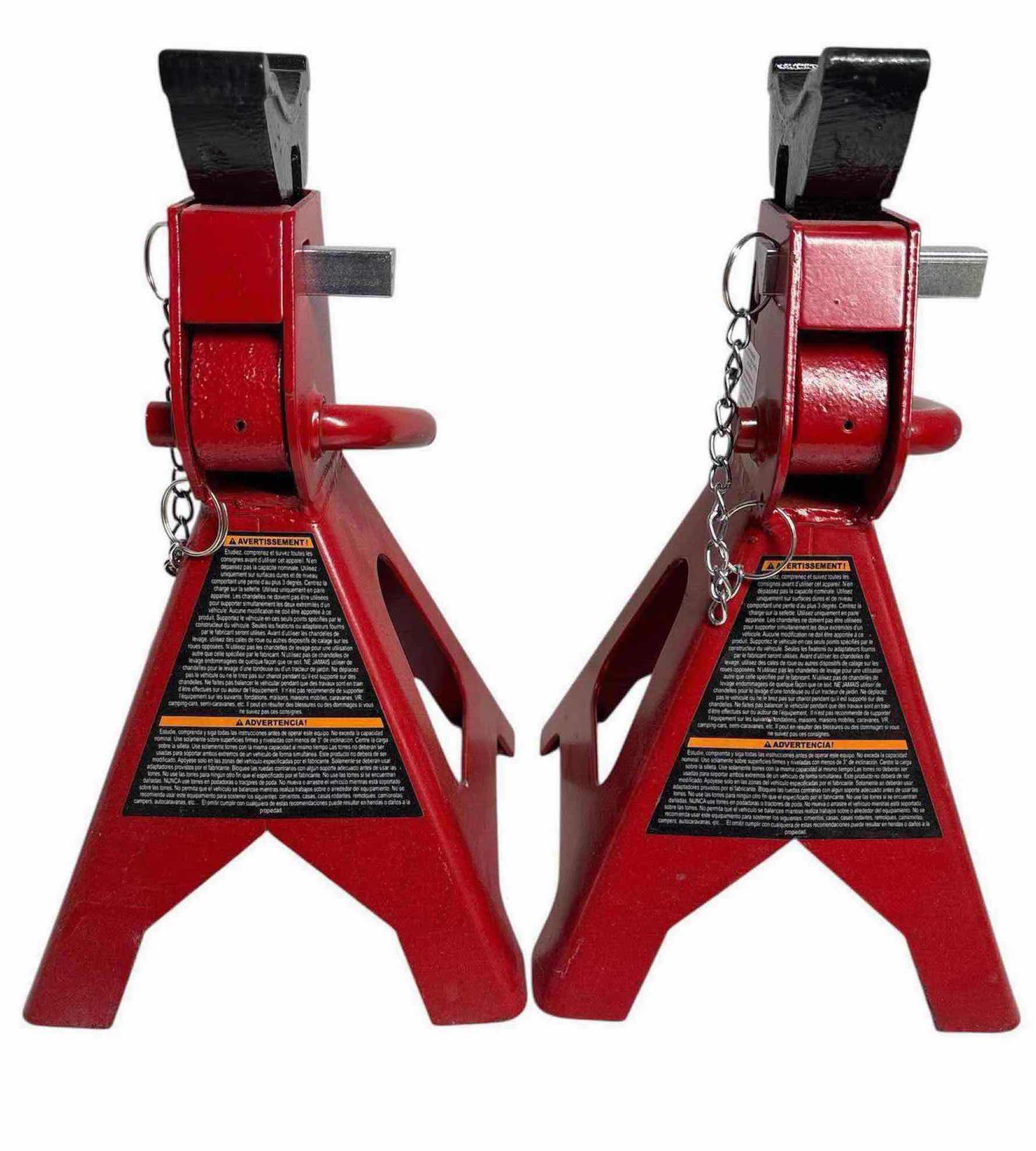 Photo 1 of NEW TORIN BIG RED JACKS, PAIR OF 3-TON JACK STANDS W DOUBLE LOCK (T43002A)