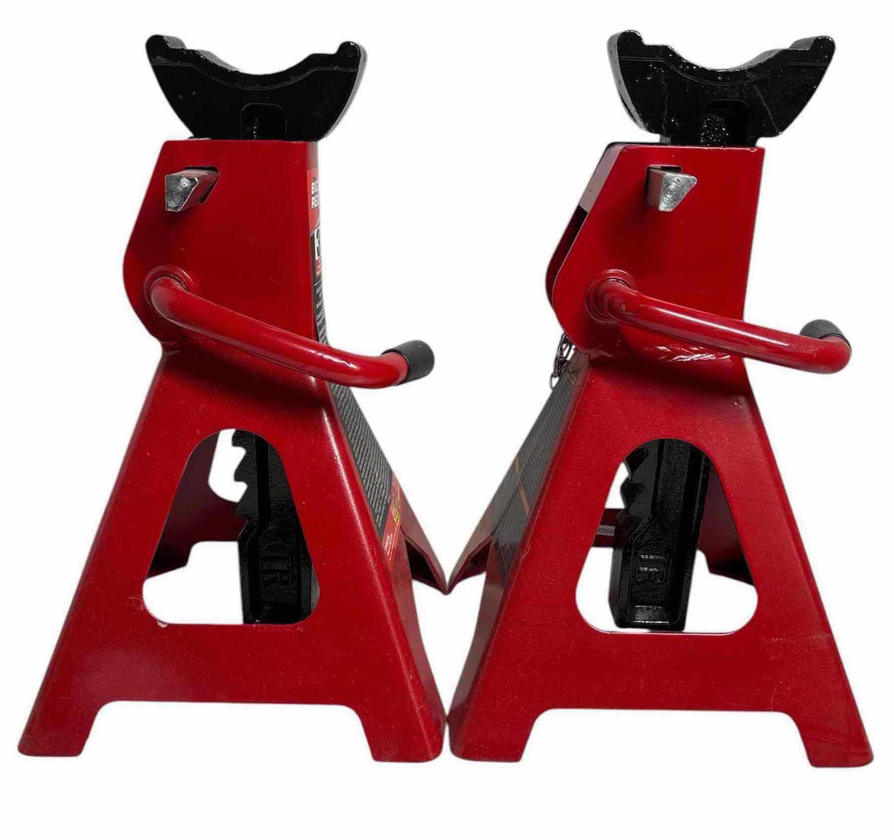 Photo 1 of NEW TORIN BIG RED JACKS, PAIR OF 3-TON JACK STANDS W DOUBLE LOCK (T43002A)
