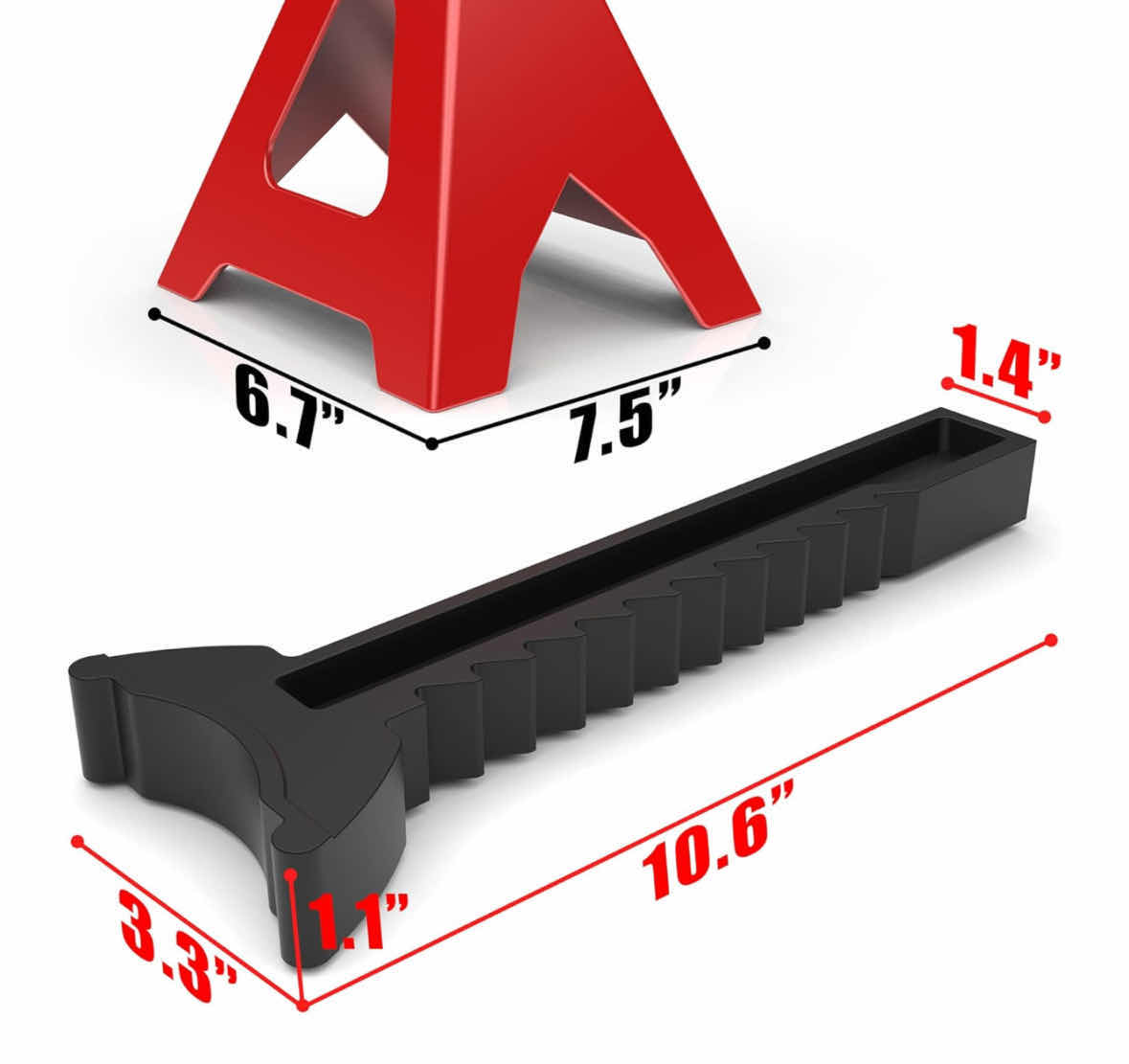 Photo 1 of NEW TORIN BIG RED JACKS, PAIR OF 3-TON JACK STANDS W DOUBLE LOCK (T43002A)