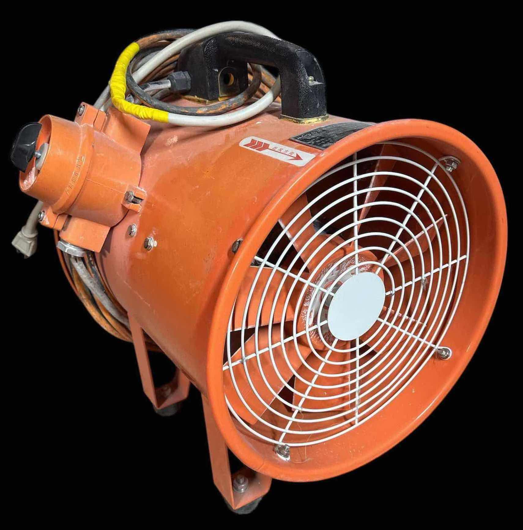 Photo 1 of 12” INDUSTRIAL POWERFUL PORTABLE 110V AXIAL FAN VENTILATOR & PVC FLEXIBLE DUCT HOSE (BSFT-300)