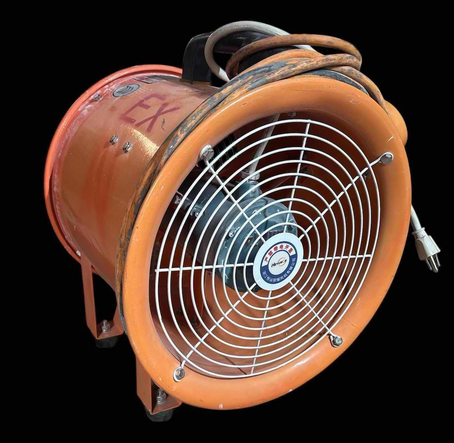 Photo 2 of 12” INDUSTRIAL POWERFUL PORTABLE 110V AXIAL FAN VENTILATOR & PVC FLEXIBLE DUCT HOSE (BSFT-300)