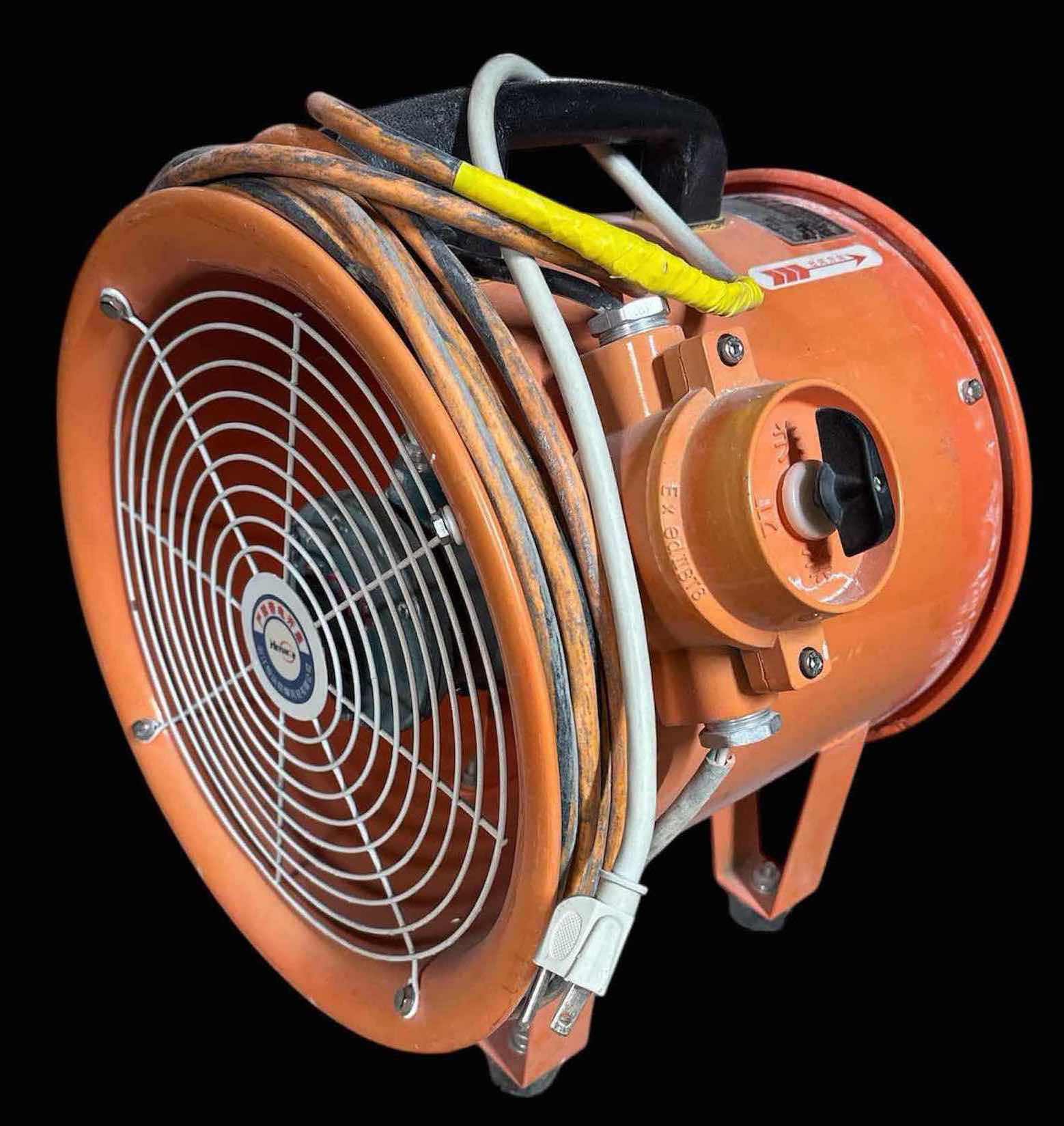 Photo 3 of 12” INDUSTRIAL POWERFUL PORTABLE 110V AXIAL FAN VENTILATOR & PVC FLEXIBLE DUCT HOSE (BSFT-300)