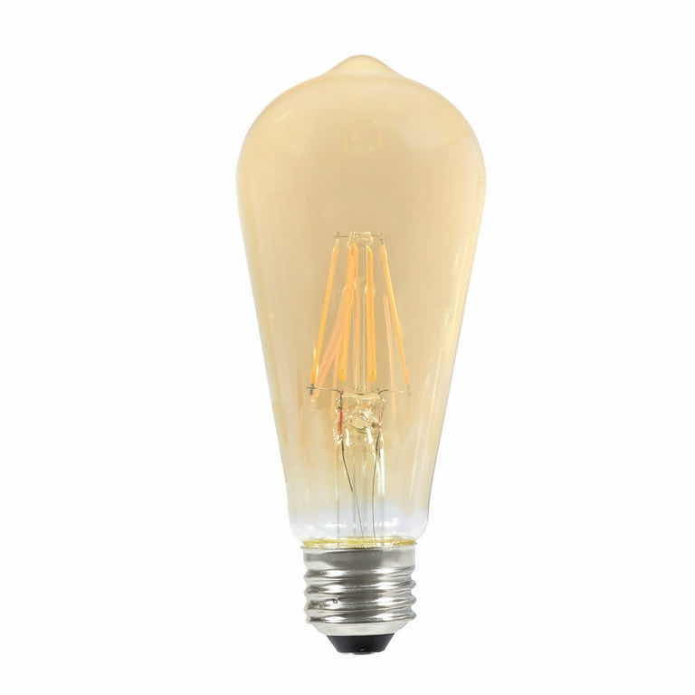 Photo 5 of NEW GREAT VALUE VINTAGE LED ST19 40 WATT AMBER FINISH 4-PACK BULBS & SYLVANIA VINTAGE ST19 40 WATT DIMMABLE AMBER GLOW 4-PACK BULBS