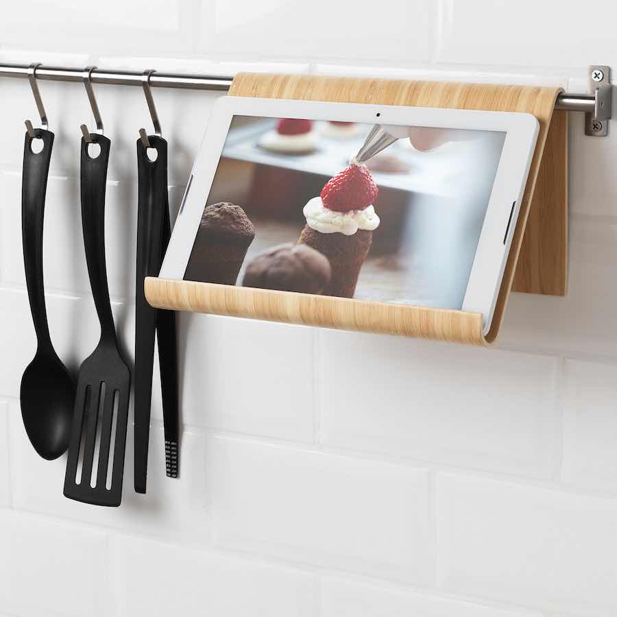 Photo 1 of NEW 2-PACK IKEA VIVALLA BAMBOO TABLET STAND 10.25” X 6.75”