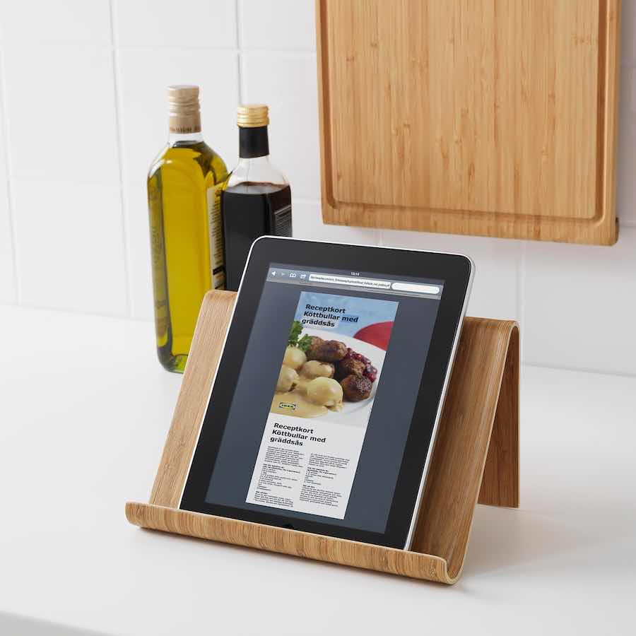 Photo 1 of NEW 2-PACK IKEA VIVALLA BAMBOO TABLET STAND 10.25” X 6.75”