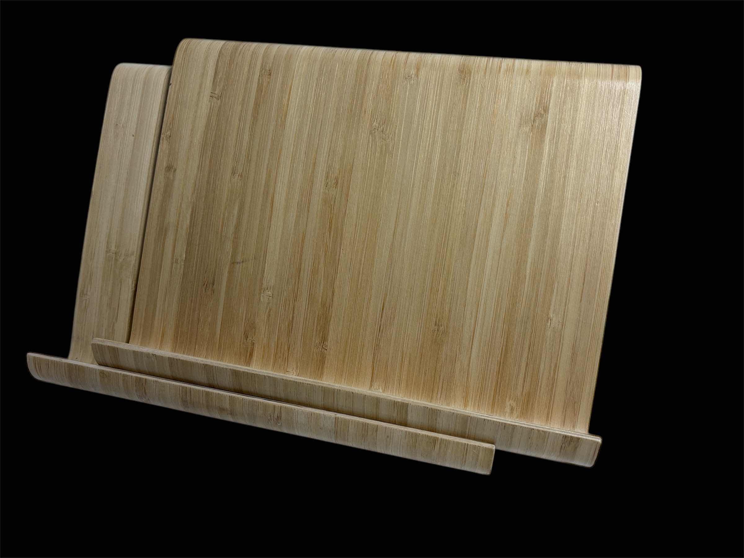 Photo 1 of 2-PACK IKEA VIVALLA BAMBOO TABLET STAND 10.25” X 6.75”