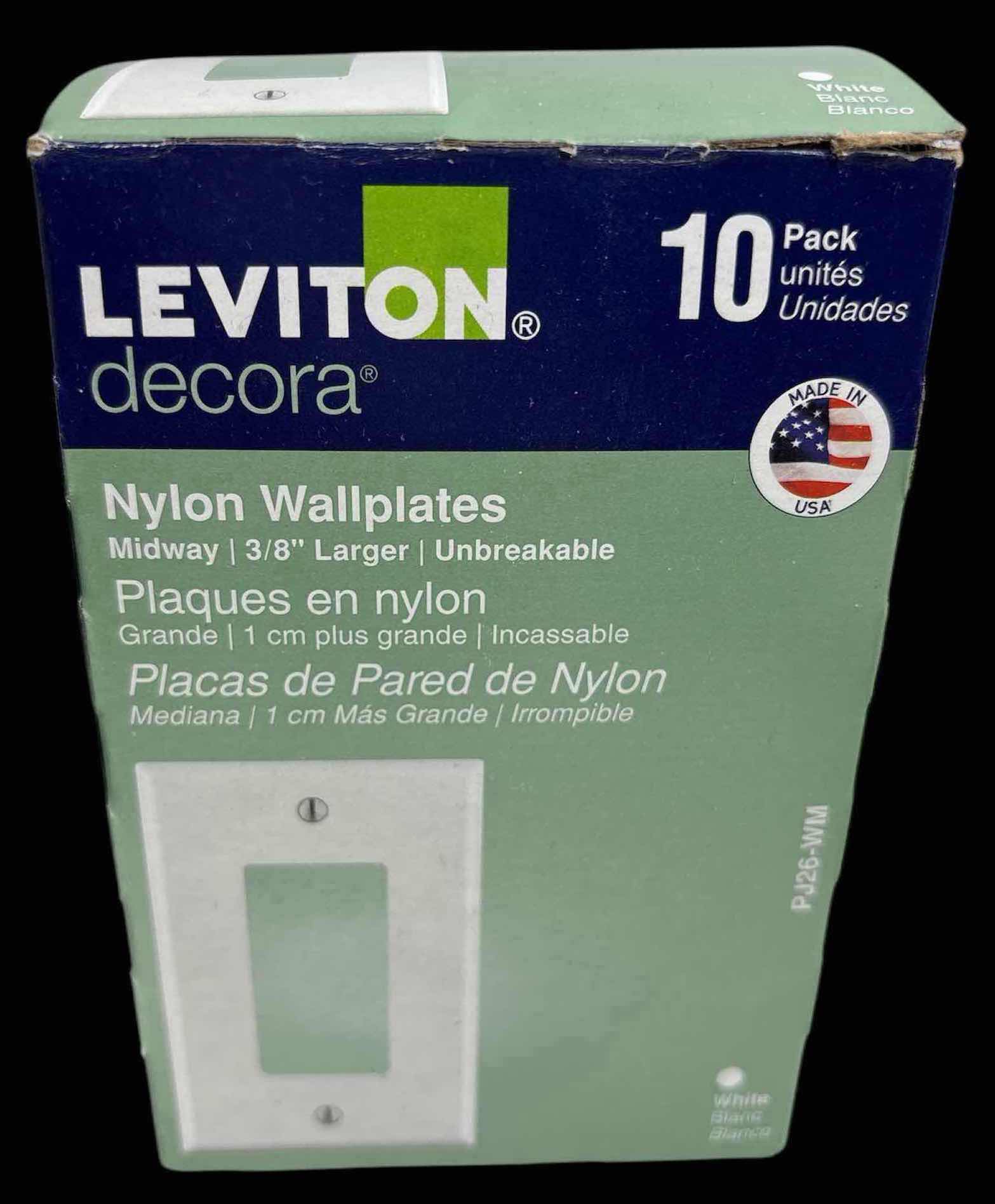Photo 3 of NEW VARIOUS LEVITON OUTLETS/WALL PLATES, SEE NOTES